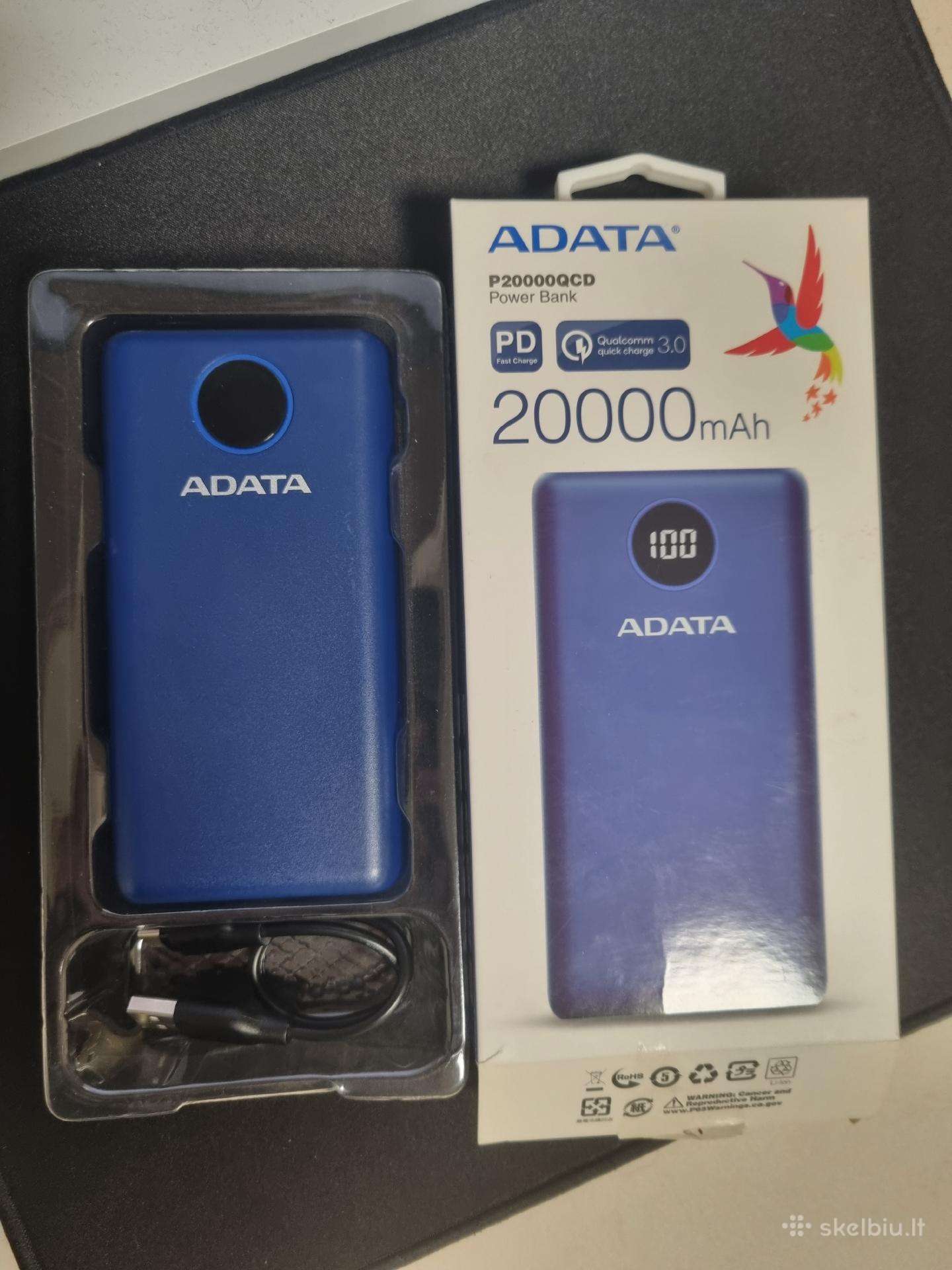 Powerbank - 20000 mah, Adata