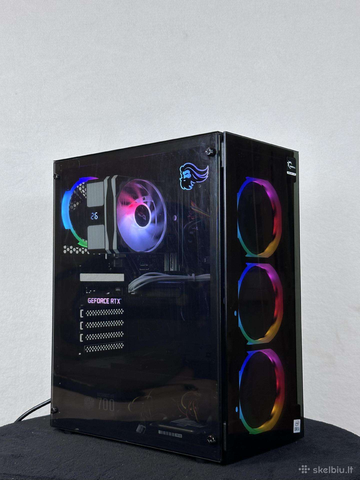 Žaidimų kompiuteris i5 16ram rtx3060 1250gb