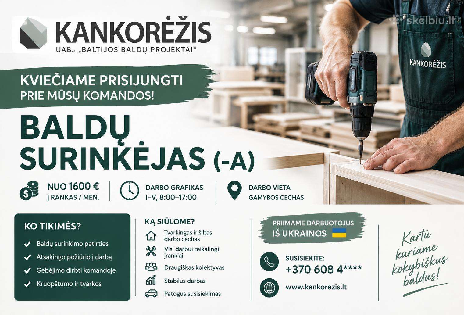 Baldų surinkėjas