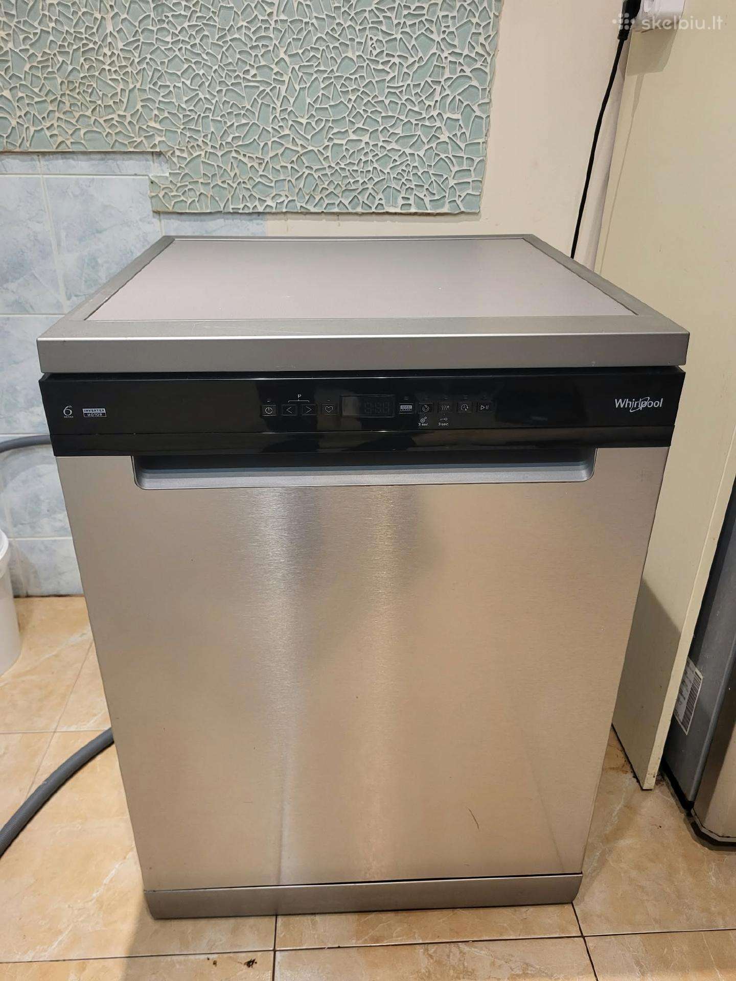 Whirlpool, 15 komplektų talpa indaplove