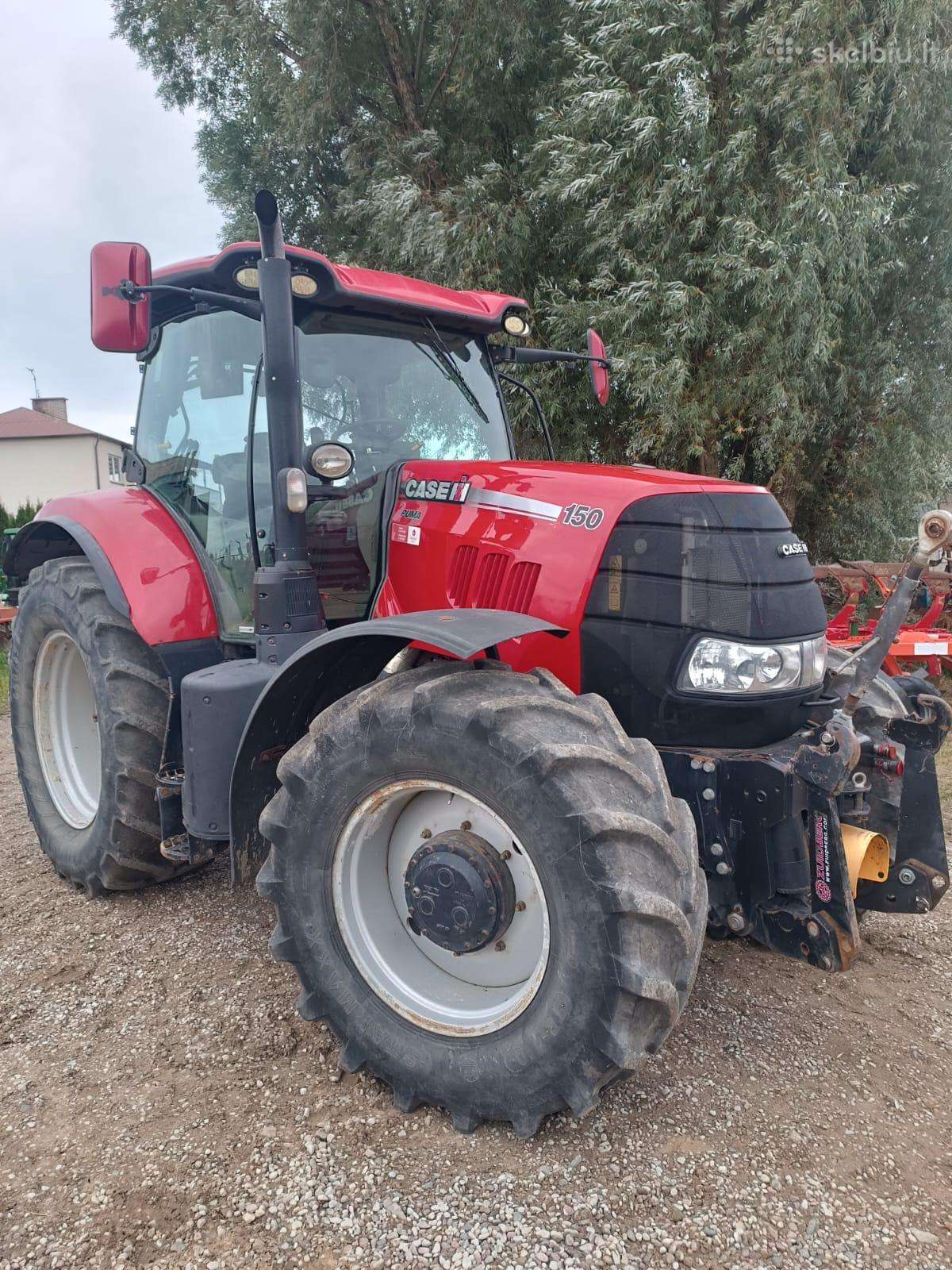 Traktorius case puma 150 pakaba darbinis GPS
