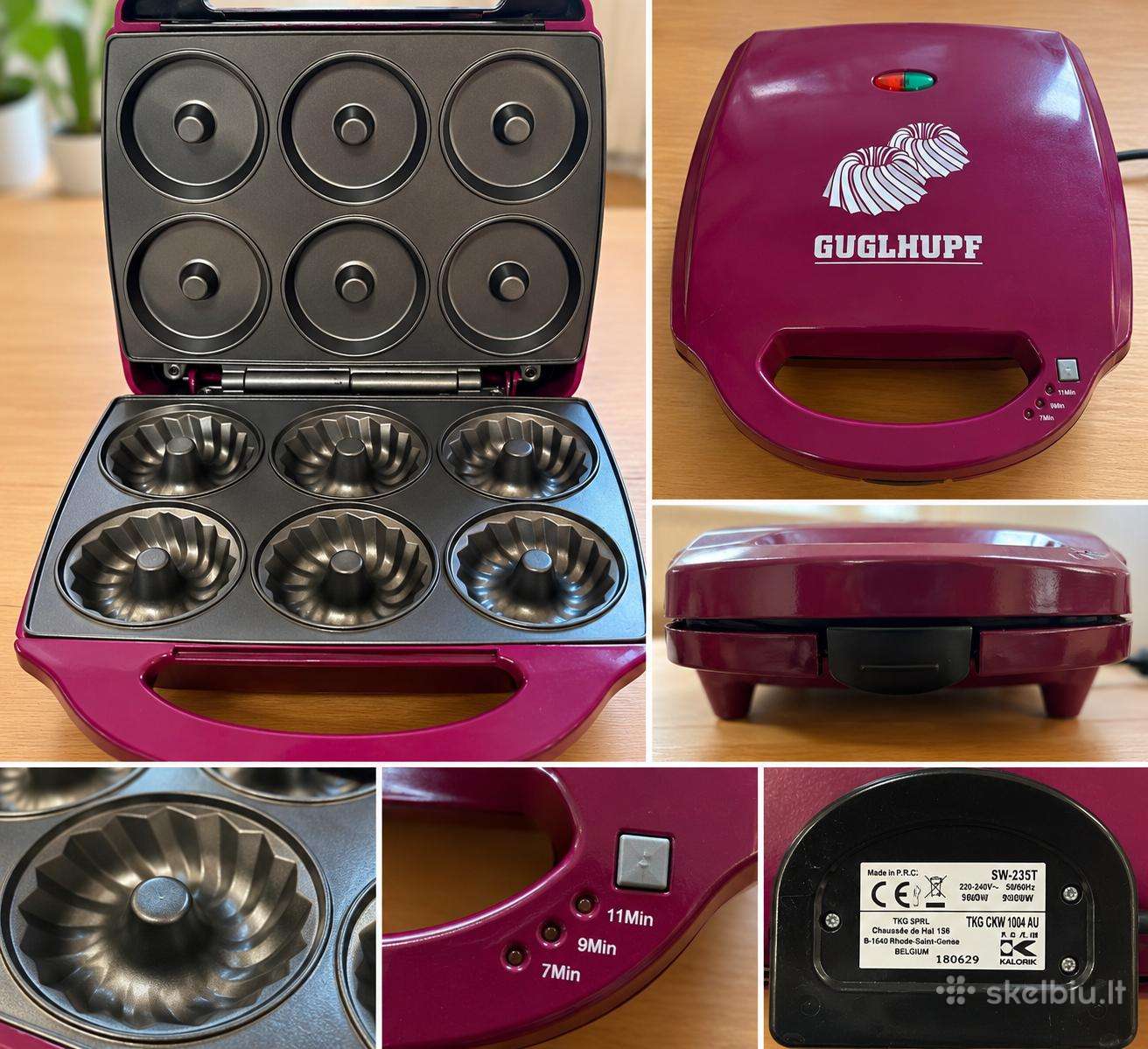 Guglhupf elektrinė keksiukų keptuvė – 6 vnt.