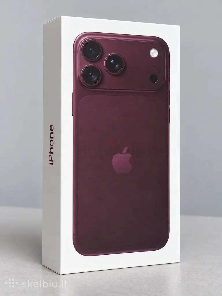 iPhone 18 Pro Max Burgundy Lietuviškas