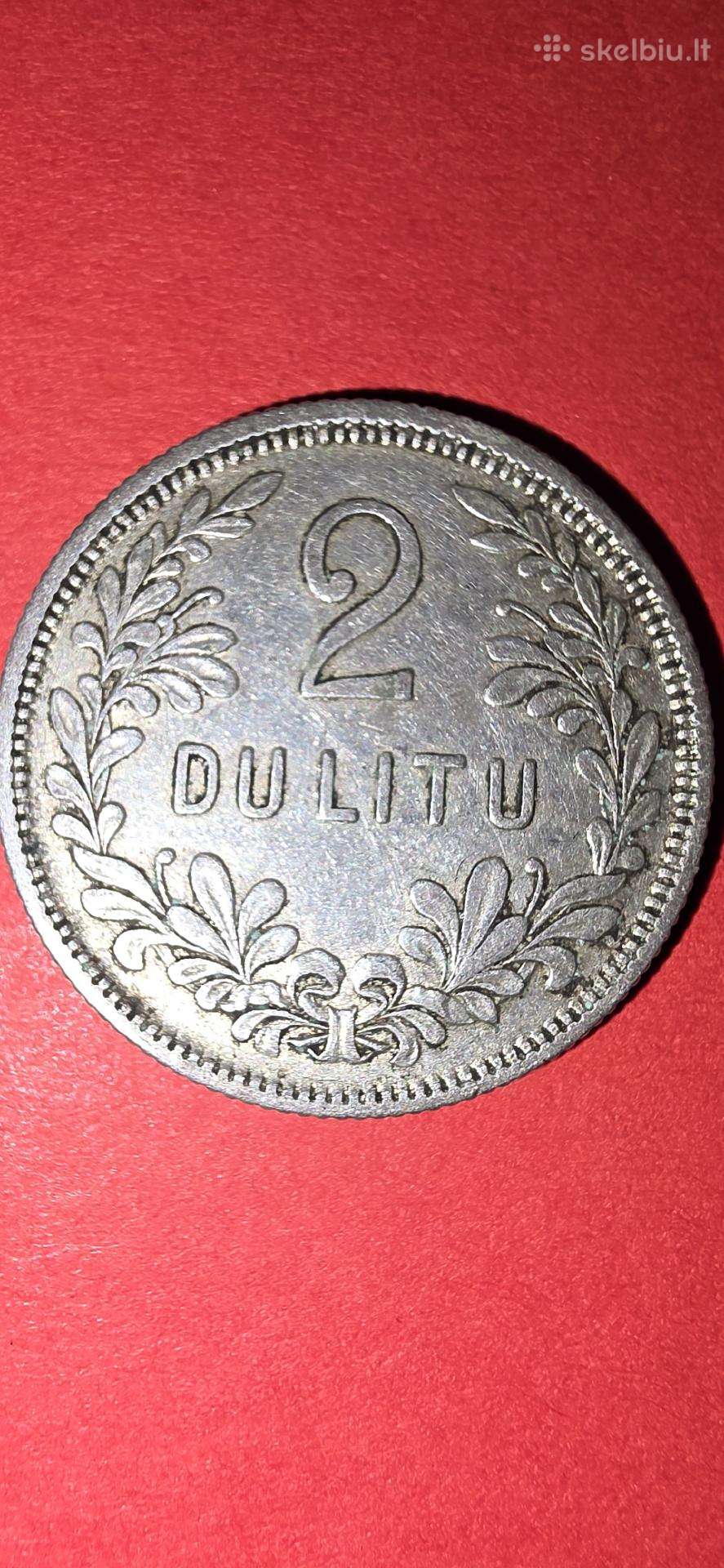 Lietuva 2 litu 1925,sidabras 0,500.