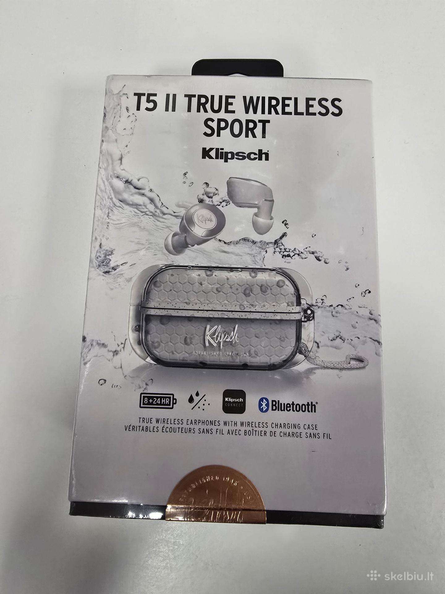 Klipsch T5 II True Wireless Sport belaidės ausinė