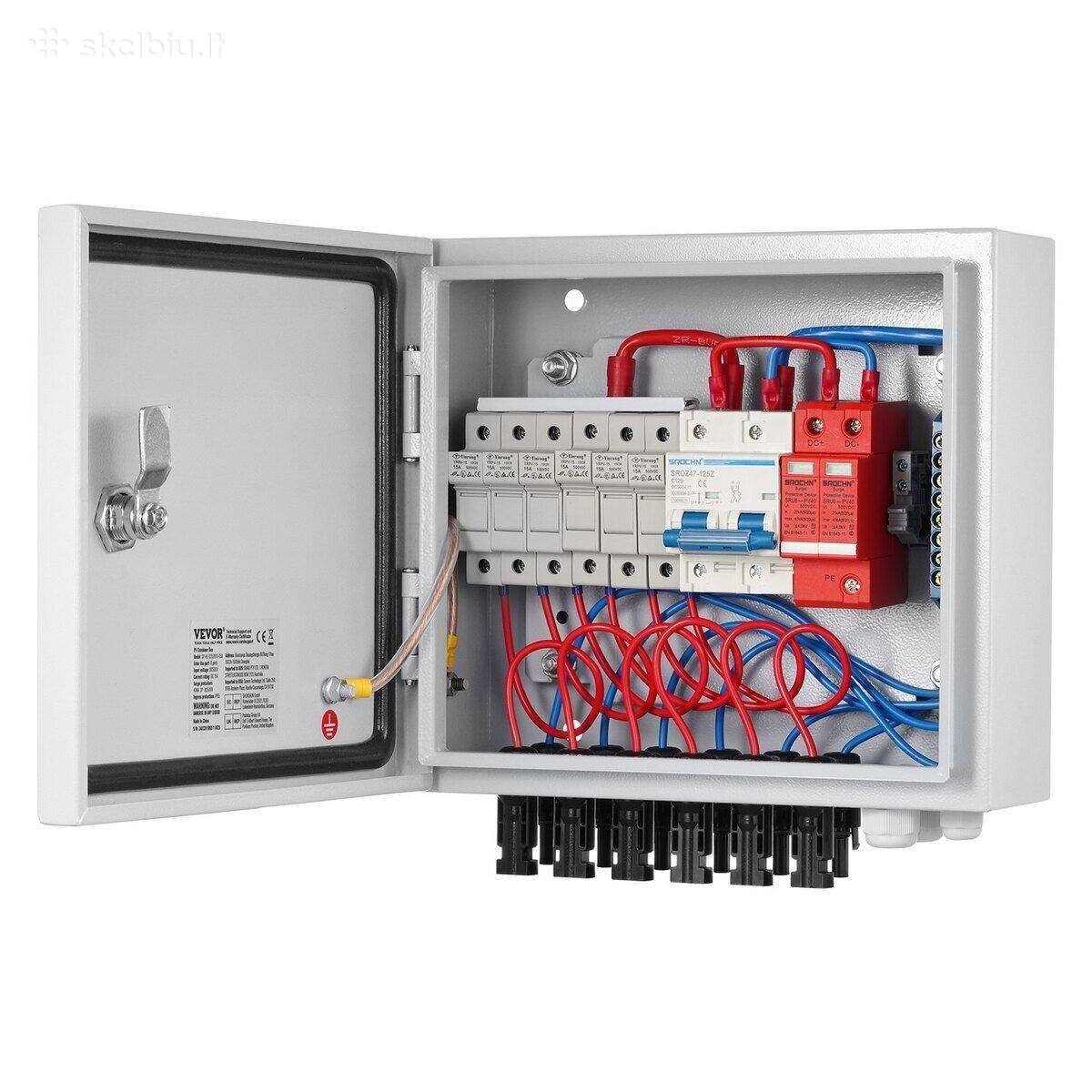 Pv sujungimo dėž. (6 grandinių), saulės elektrinei