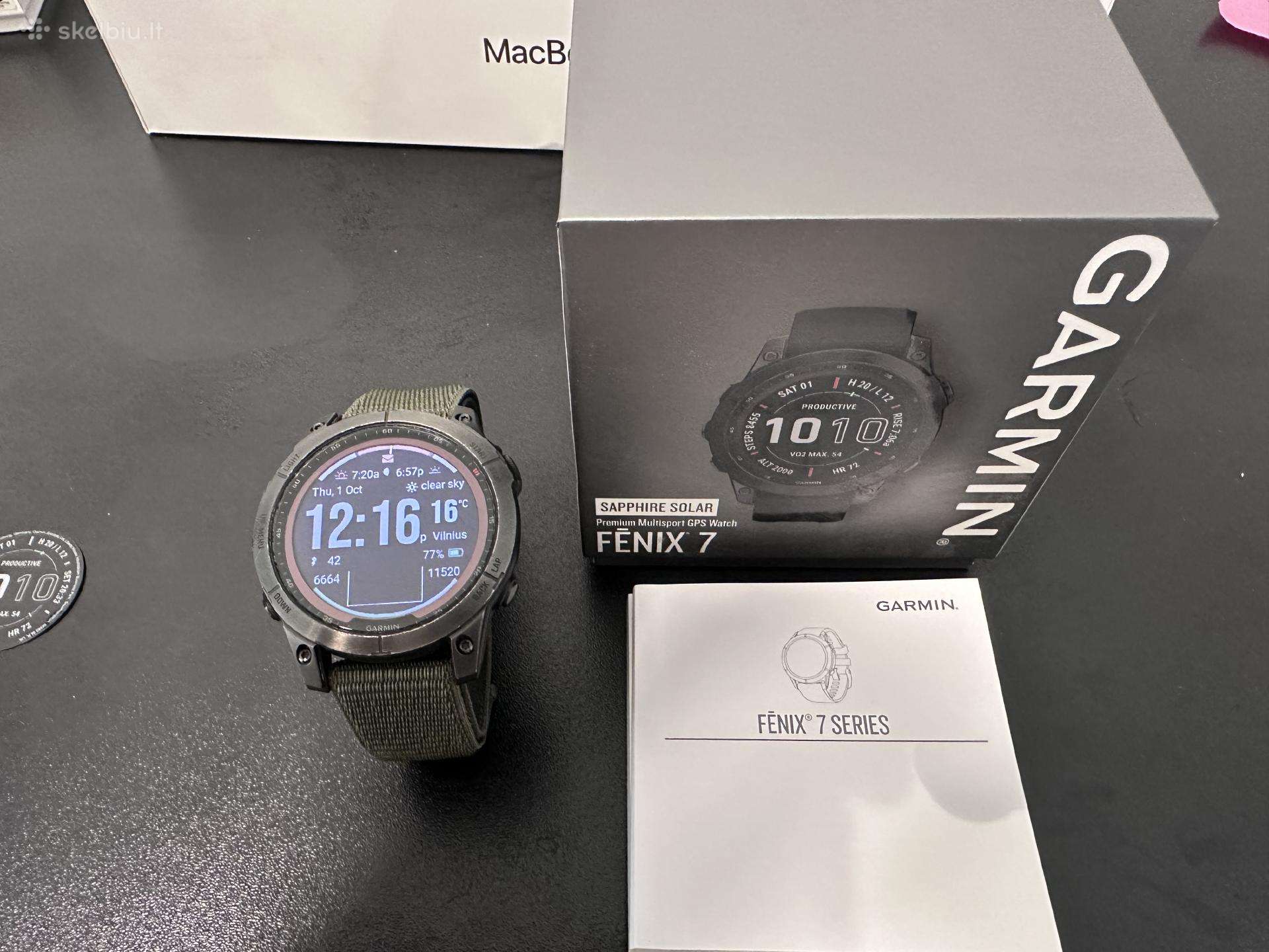 Garmin Fenix 7 Saphire solar