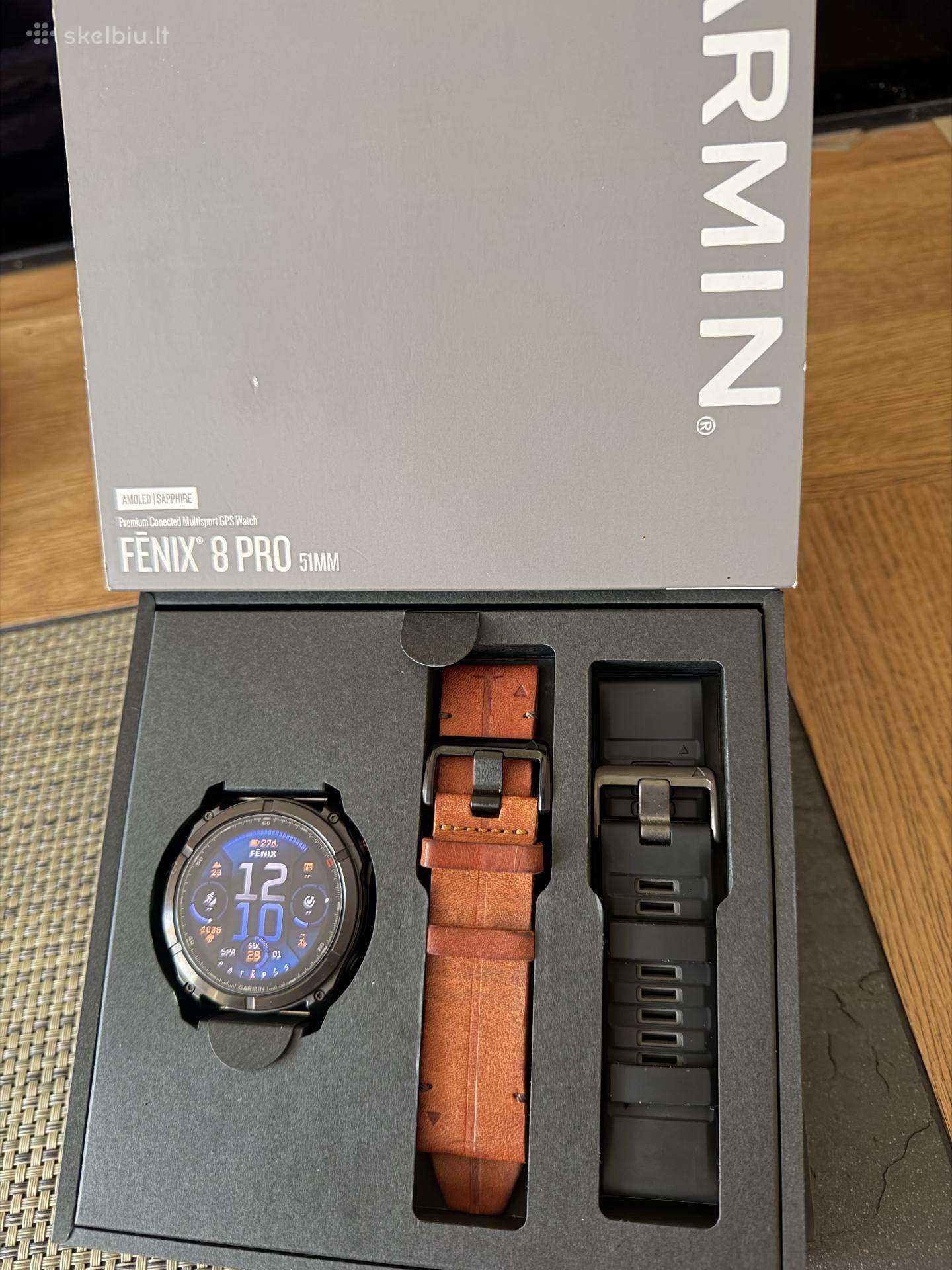 Garmin Fenix 8 Pro 51mm Amoled Sapphire Titanium