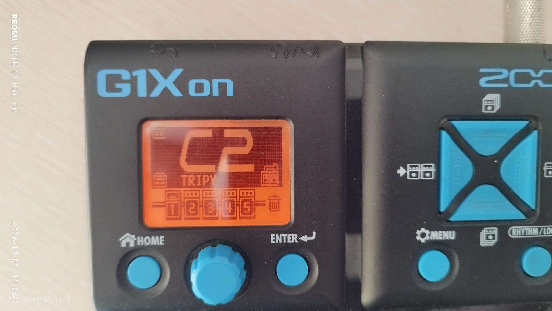 Zoom G1xon gitaros efektų procesorių