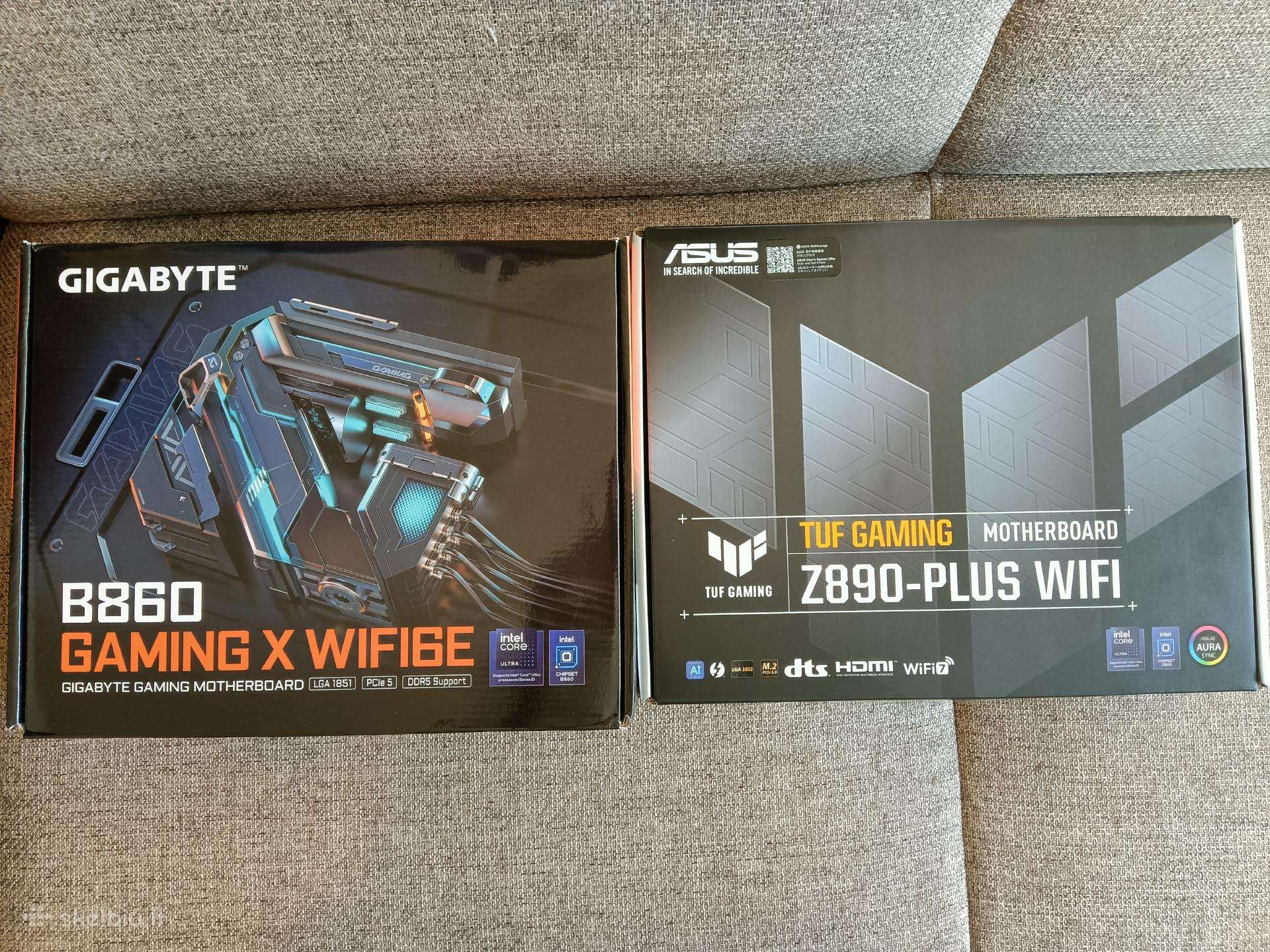 Pagrindinės plokštės b860 ir z890 Lga1851
