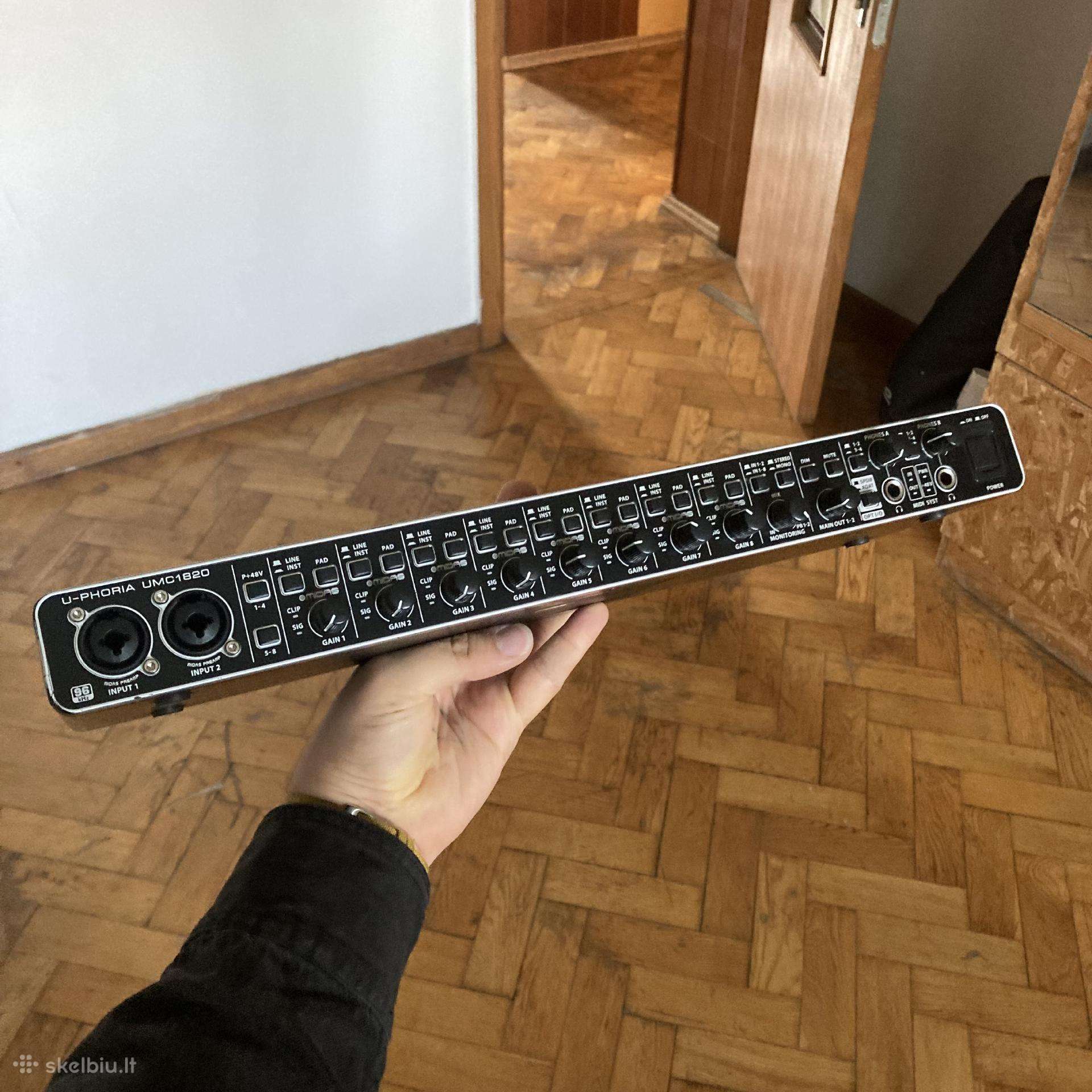 Behringer Umc1820 garso interfaceas