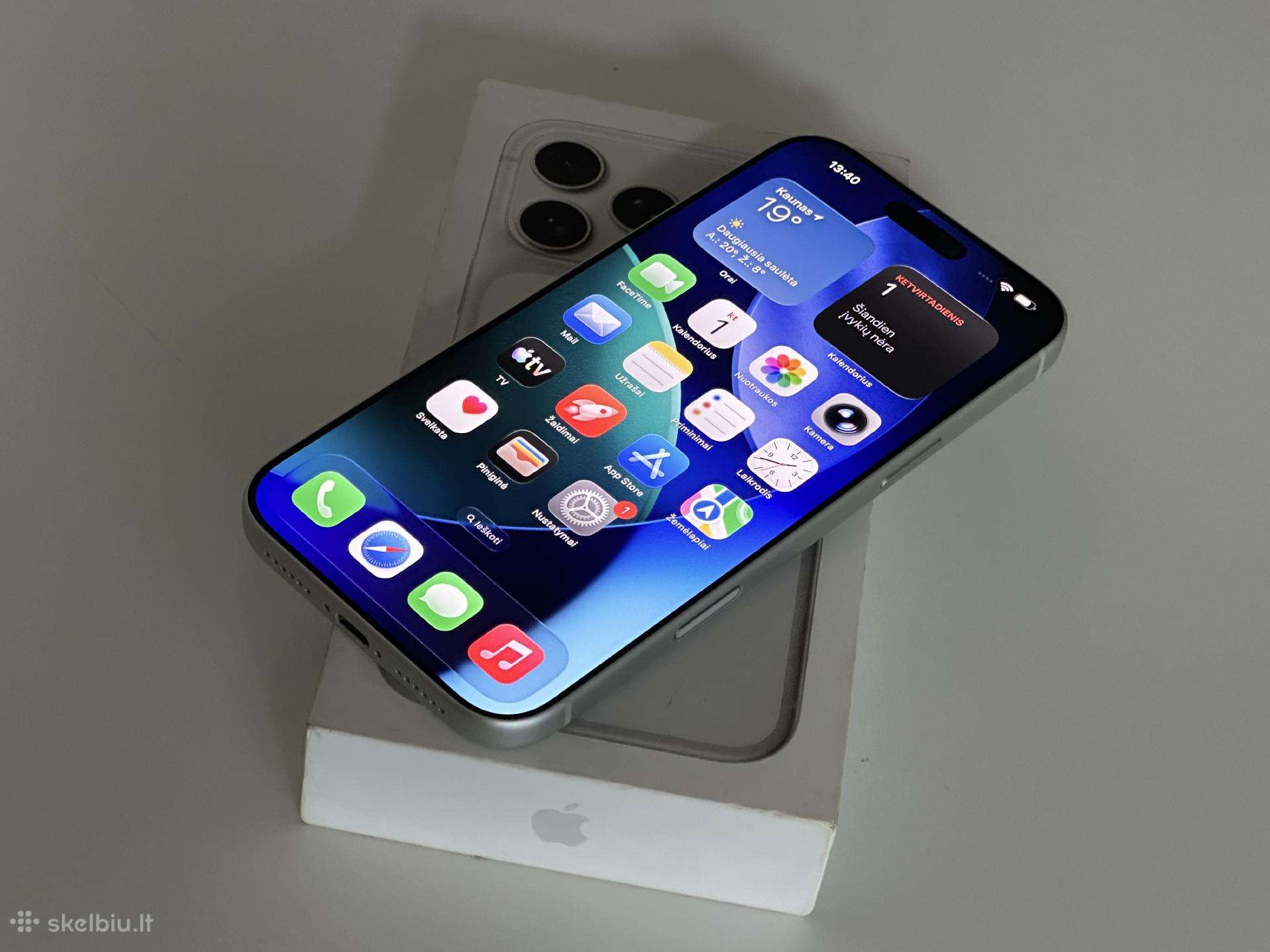 Parduodu iPhone 17 Pro Max Silver 256gb