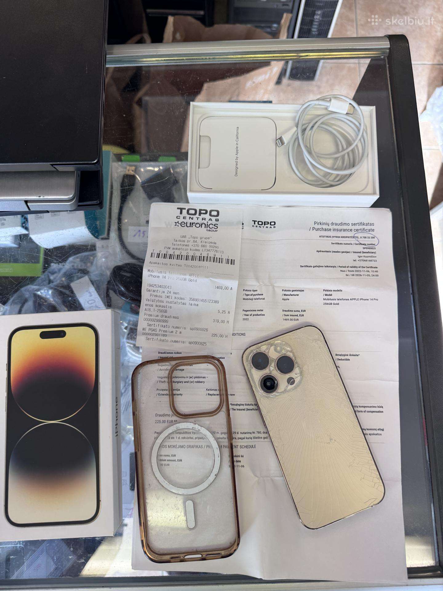 Apple iPhone 14 Pro 256gb pilnai veikiantis tik305