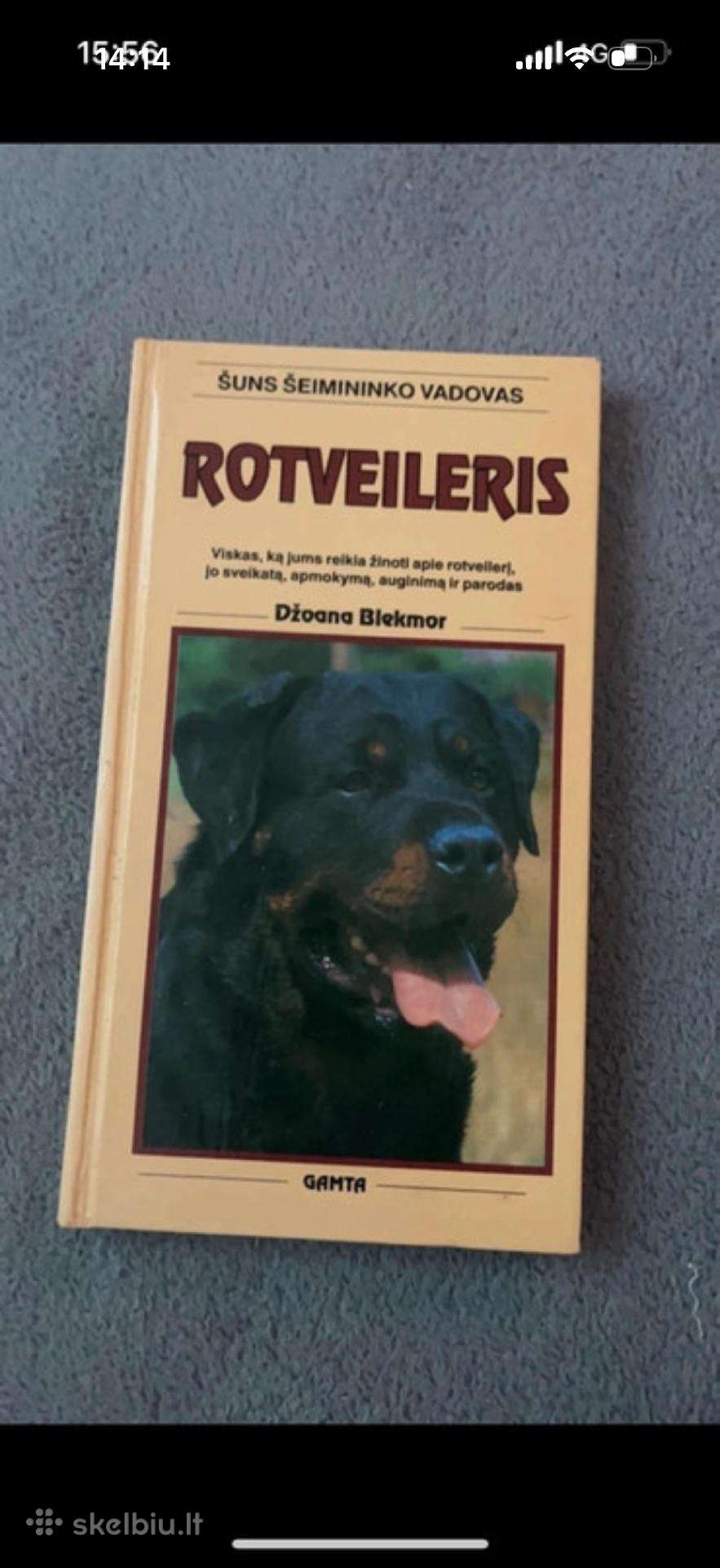 Knyga rotveileris Dzoana bleckmor