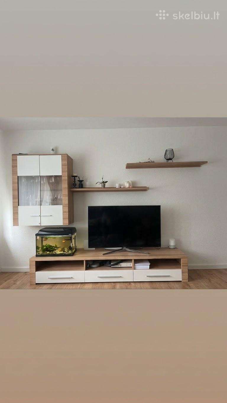 TV staliukas, sekcija svetainės komplektas