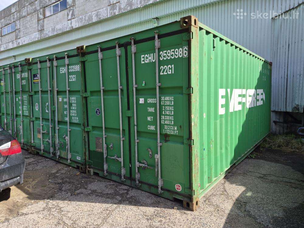 20'ft jūrinį konteinerį Vilniuje