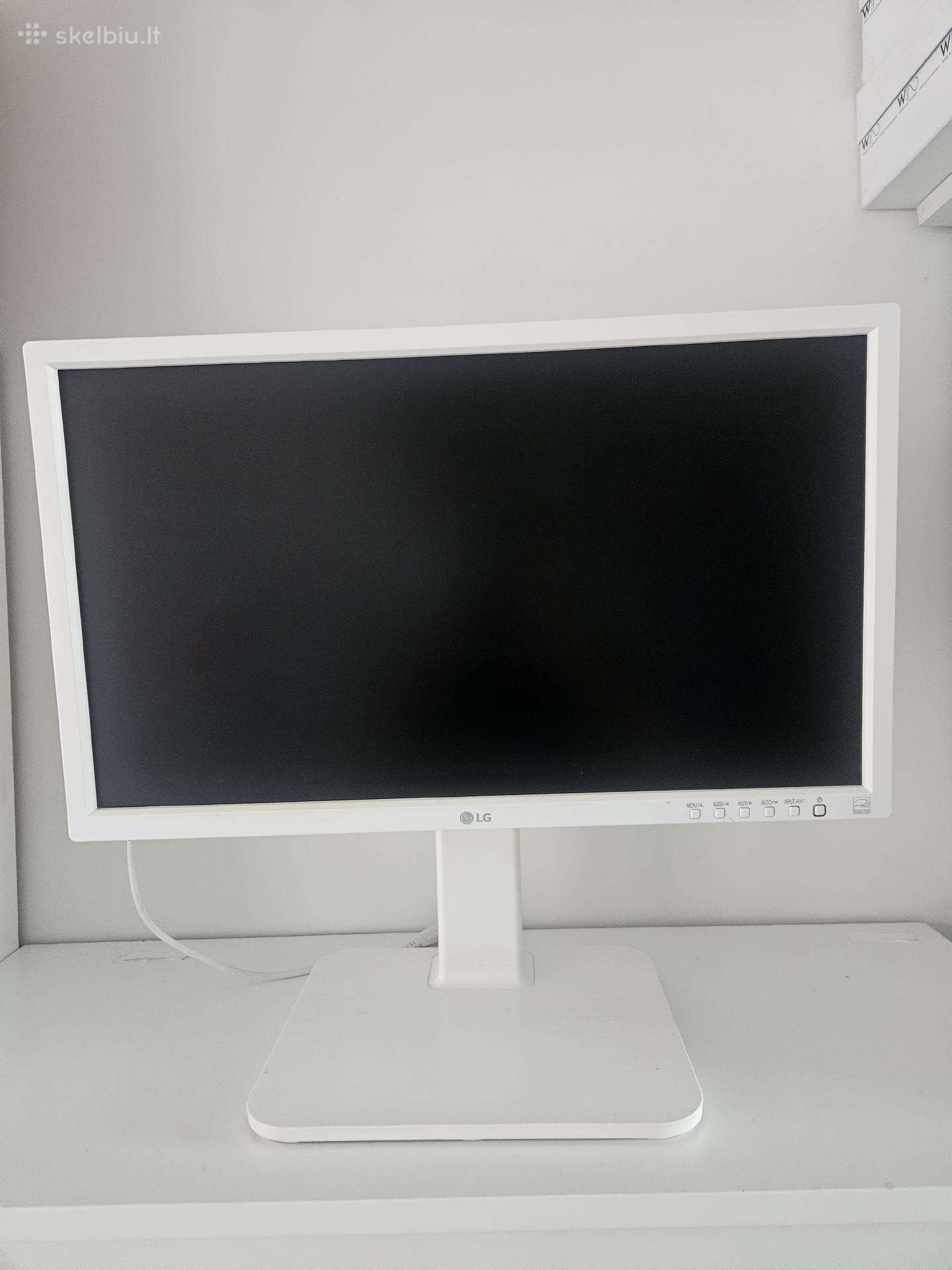 Parduodamas tvarkingas baltas LG 22mb37pu-w monito