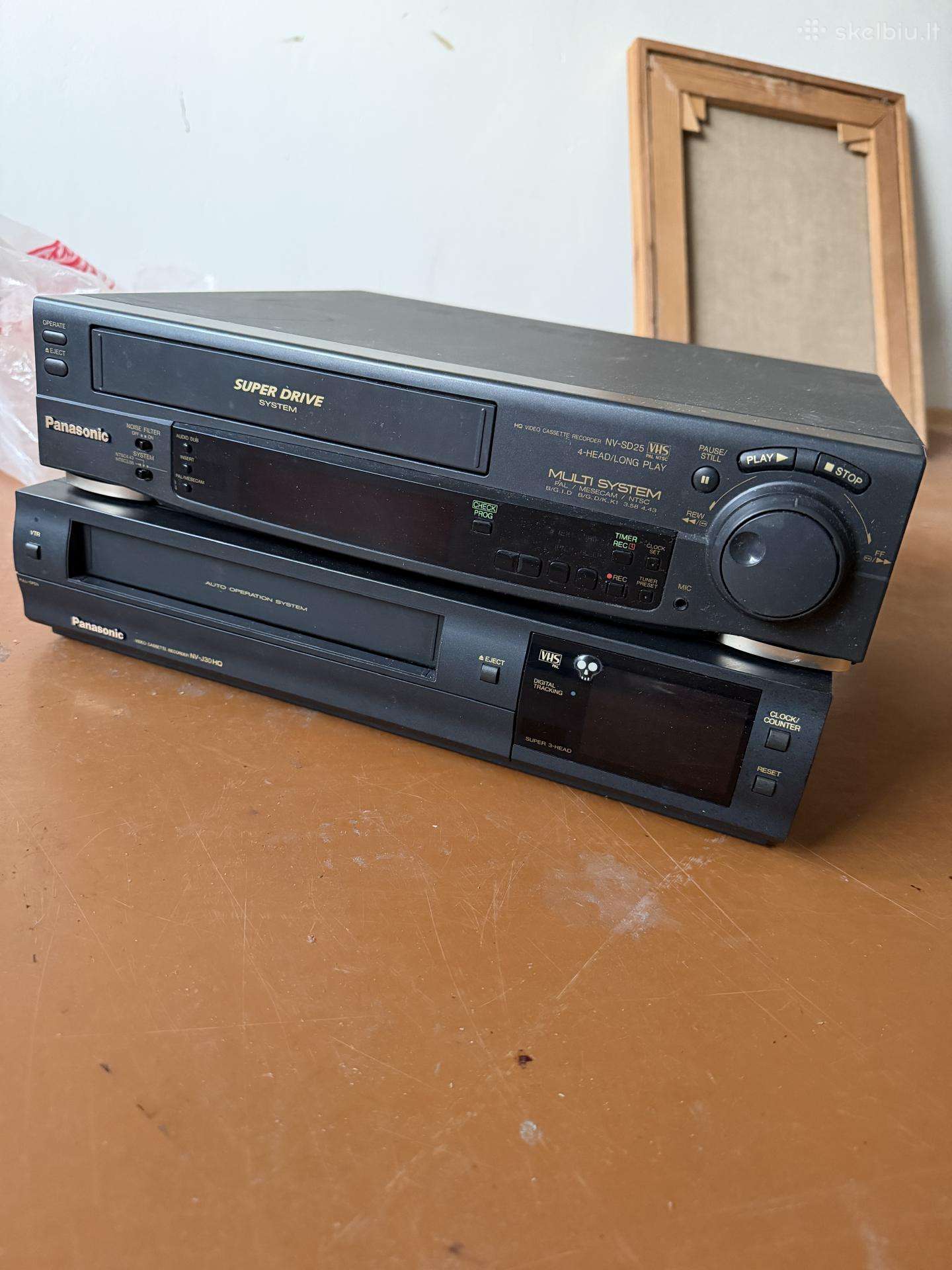 Panasonic Vhs vaizdo grotuvai