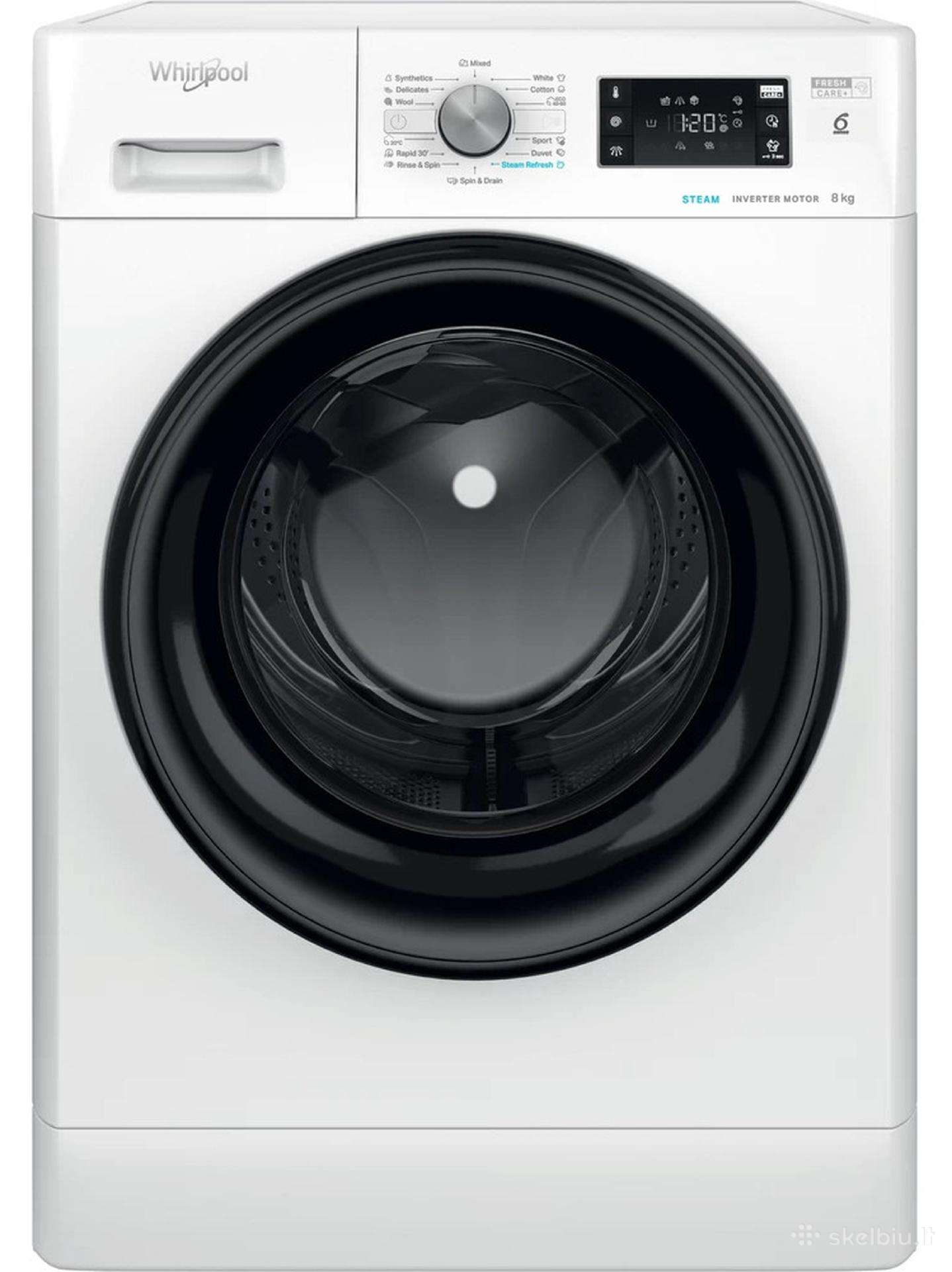 Skalbimo mašina Whirlpool Ffb 8469 Bv Ee, 8 kg*