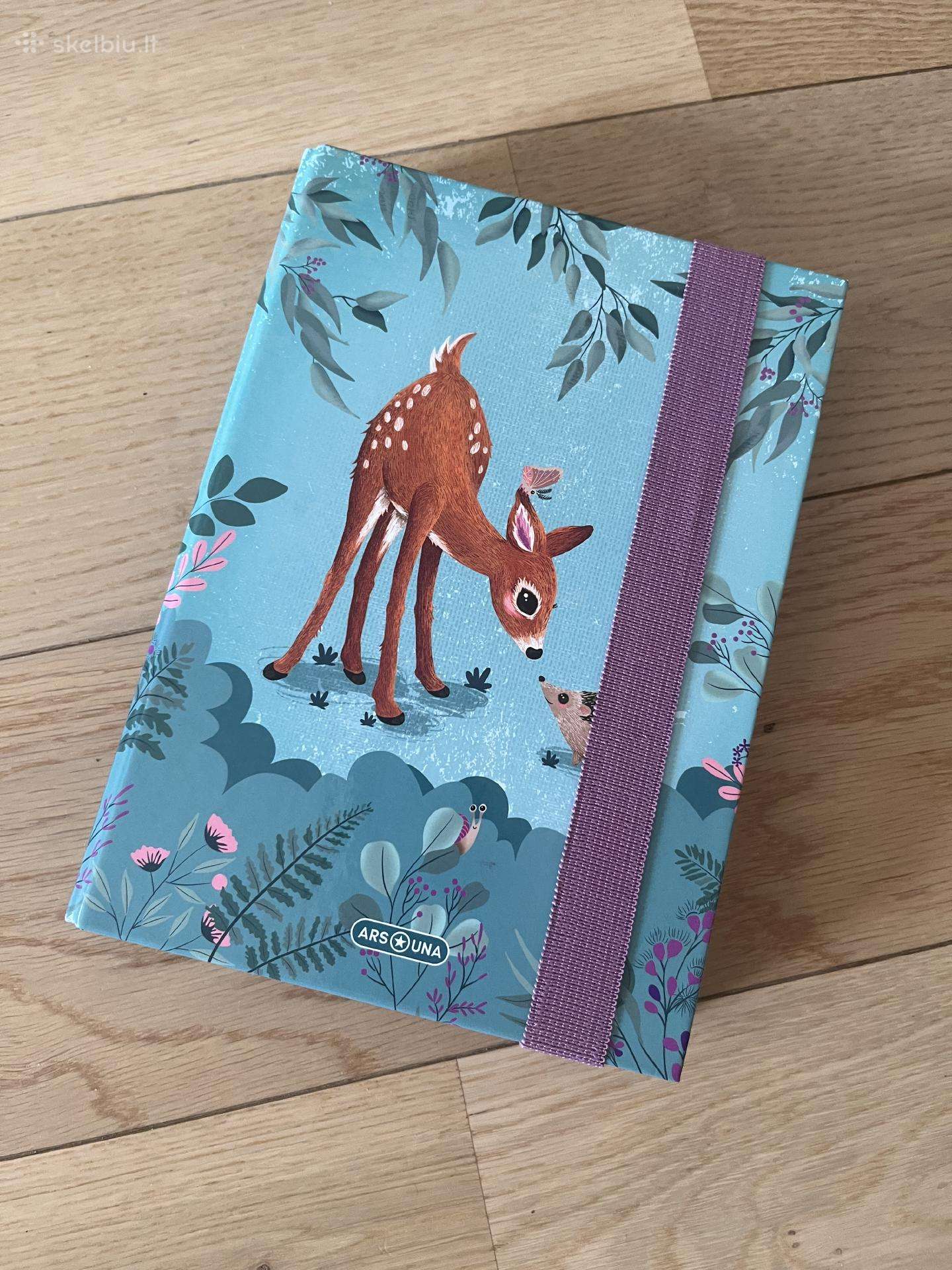 Dėklas sąsiuviniams „Secret Garden“, su guma, A5