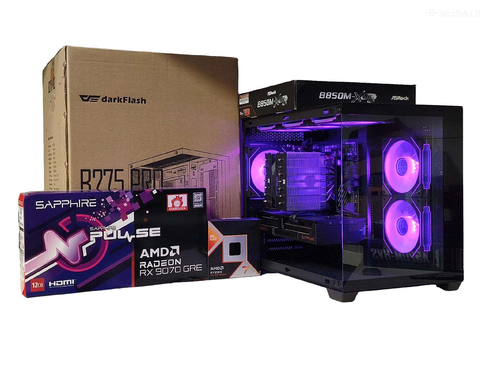 Rx 9070gre (Am5) R7 7700 Ddr5 16gb B850 Wi-fi Bt