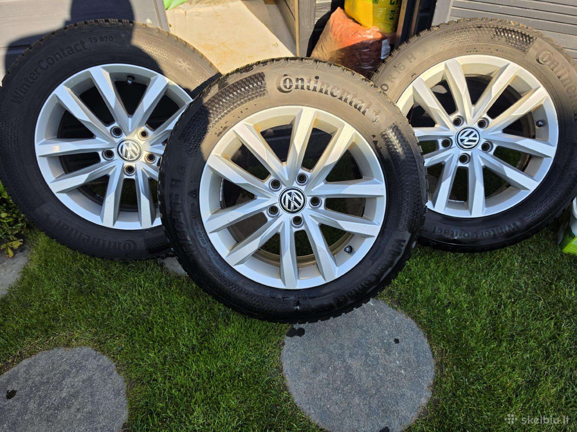 VW Passat ratlankiai su žieminėmis padangomis