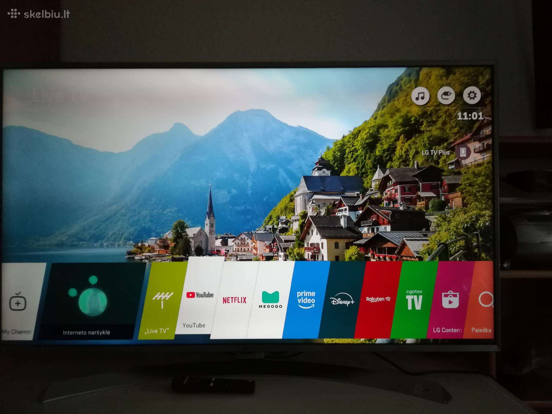 49colių 124cm LG Ultra HD 4k Smart televizorius