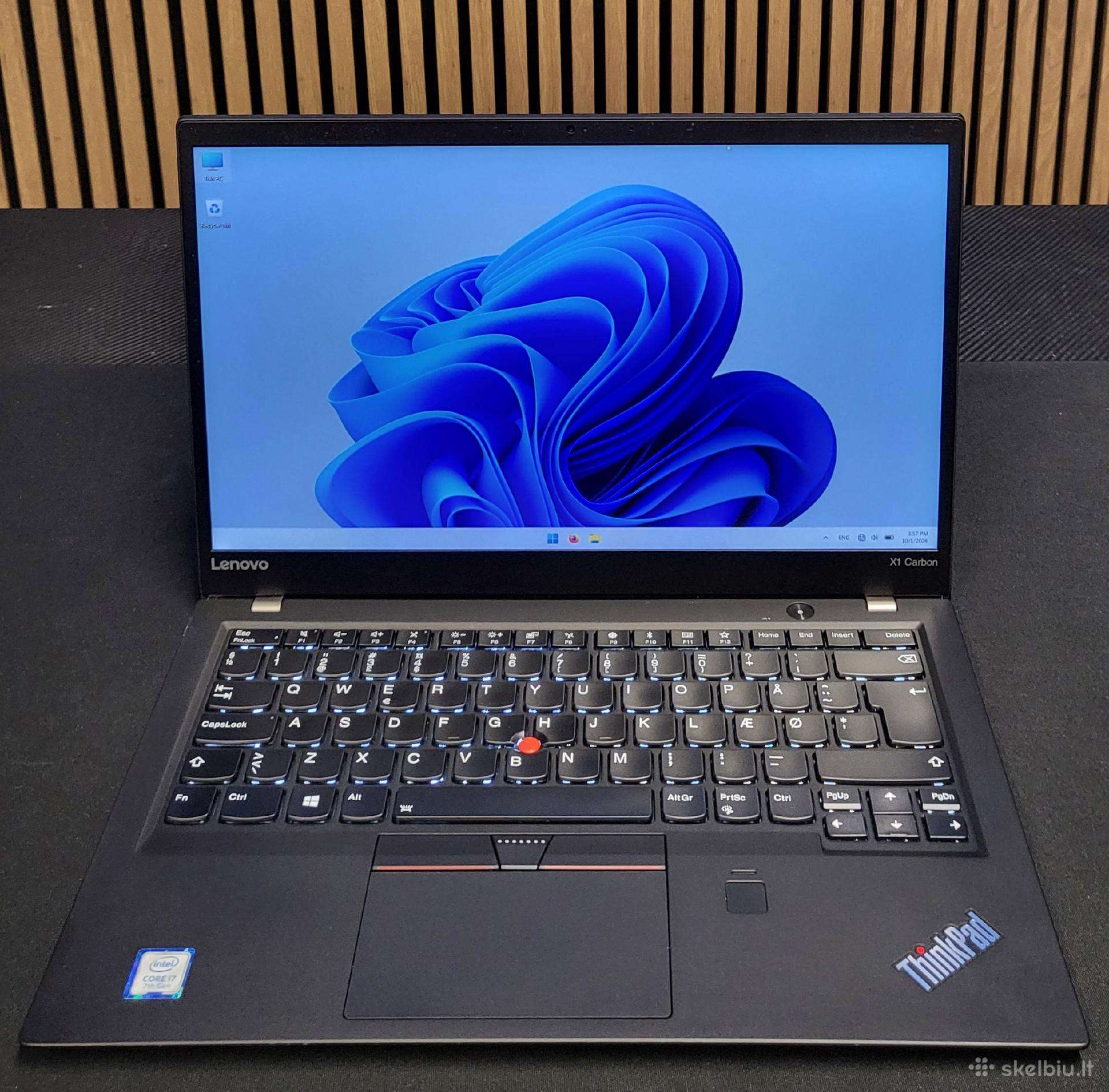 X1 Carbon/ intel i7 / 256 GB Nvme / Nauja baterija