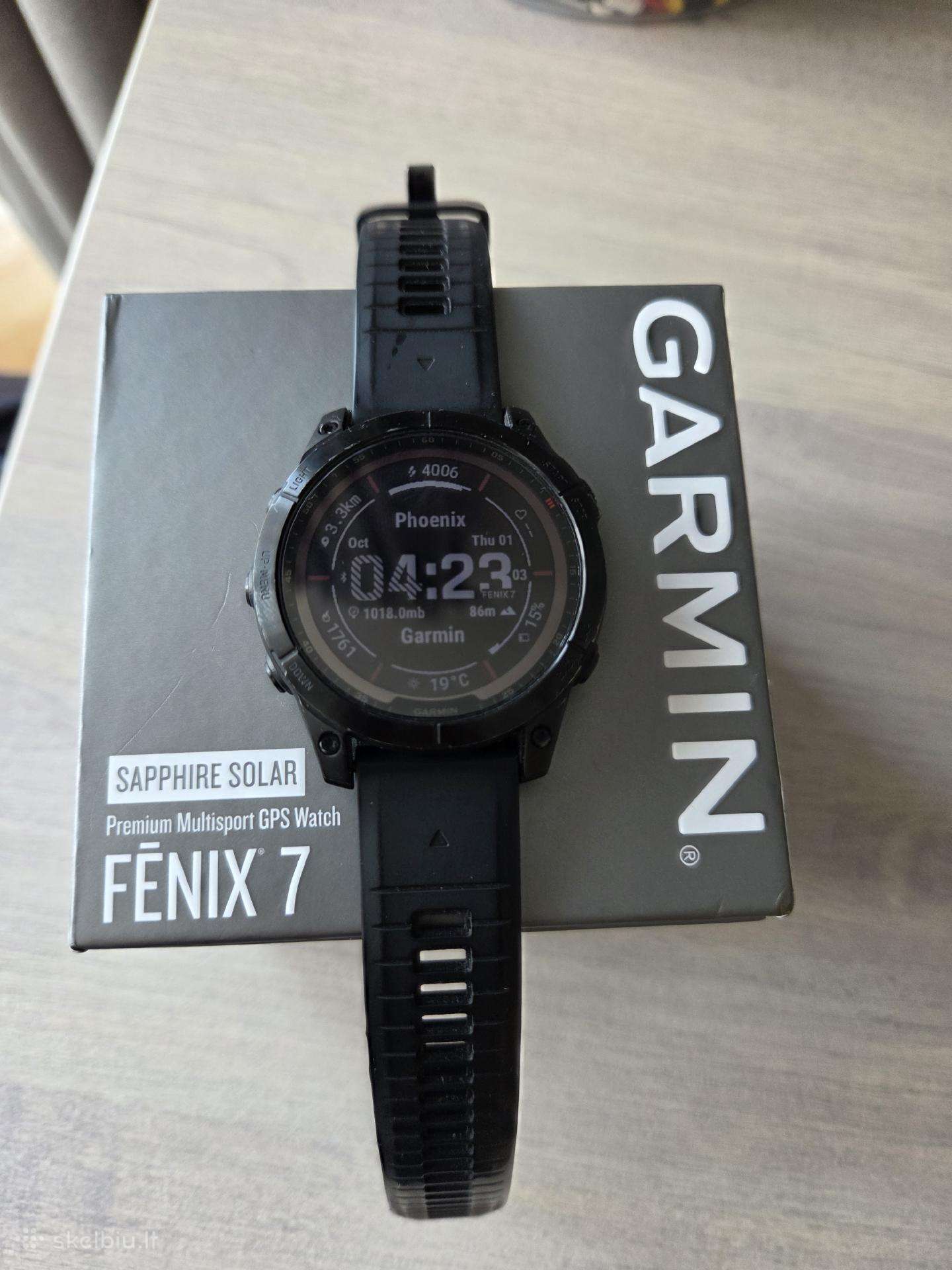 Garmin fenix 7 saphire solar