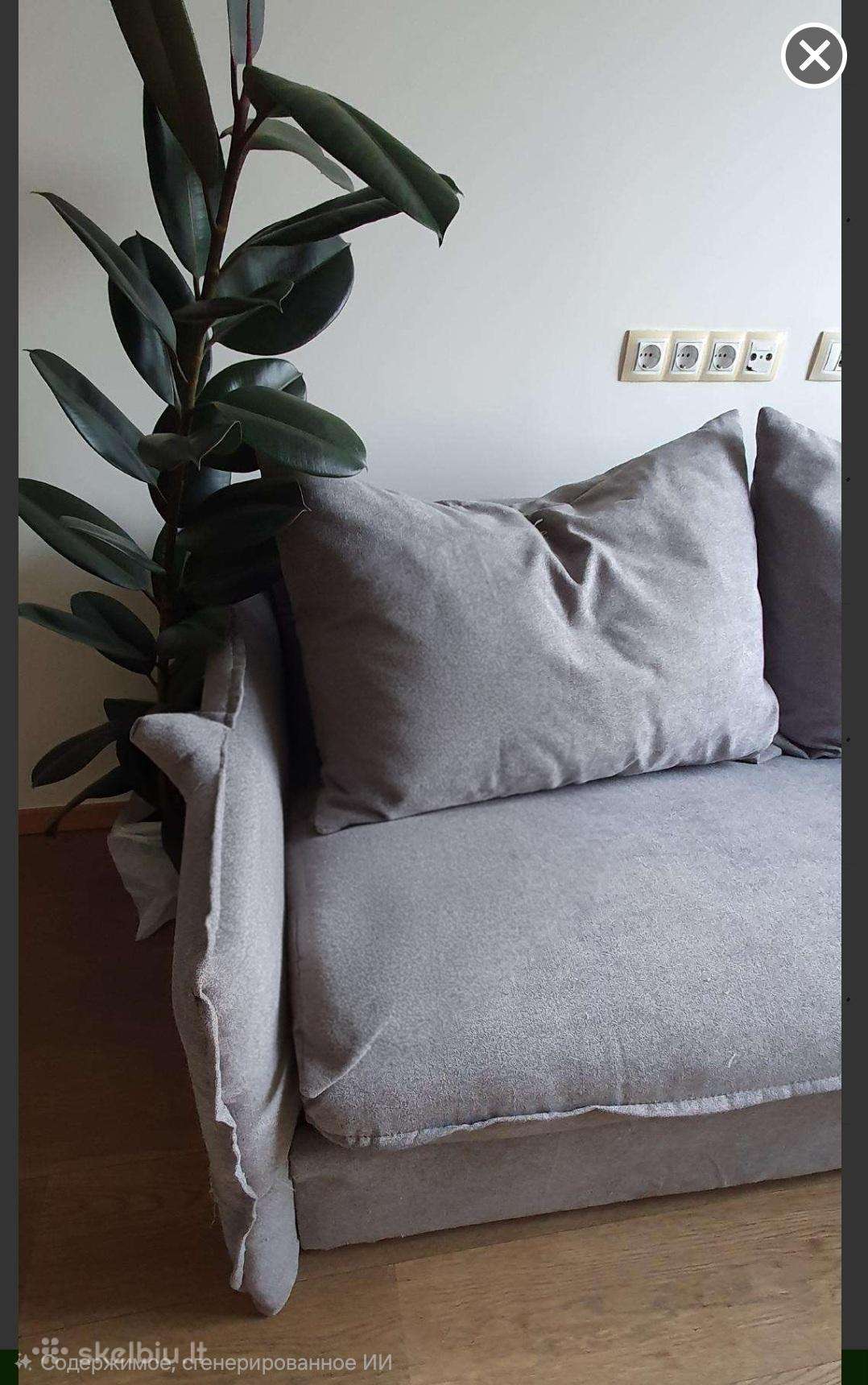 Sofa su miegama funkcija