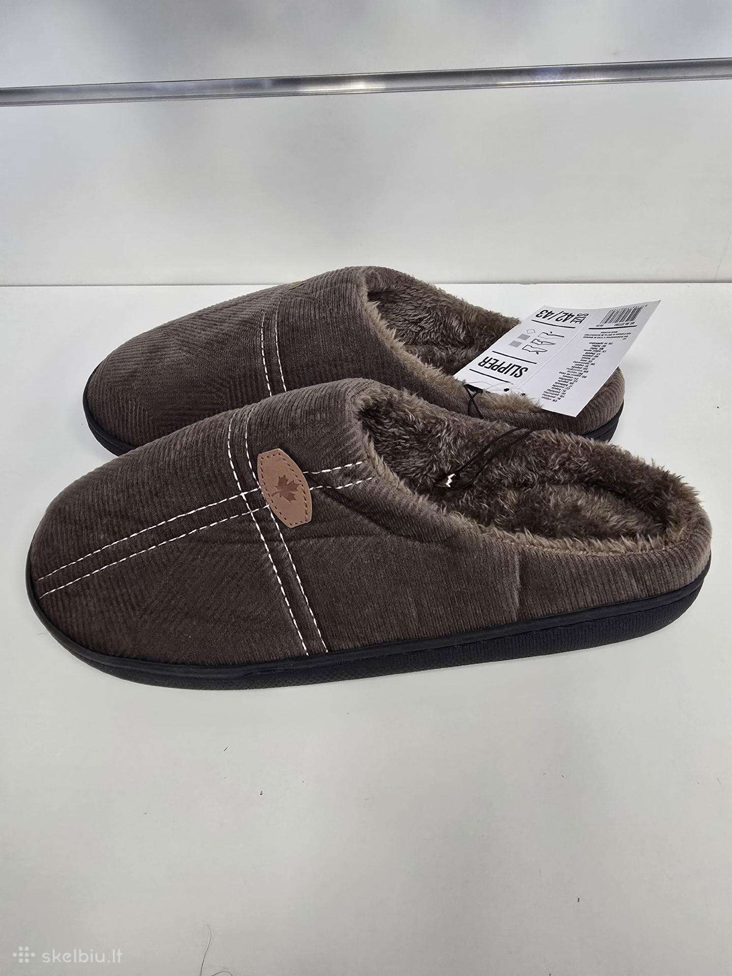 Vyriškos šiltos šlepetės 42/43, naujos