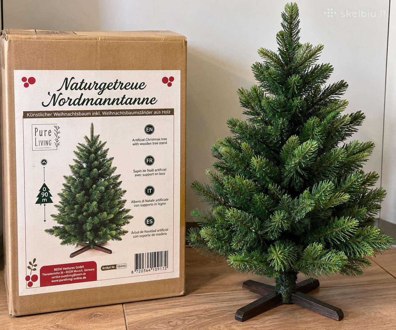 Dirbtinė kalėdinė eglutė 90 cm – nauja