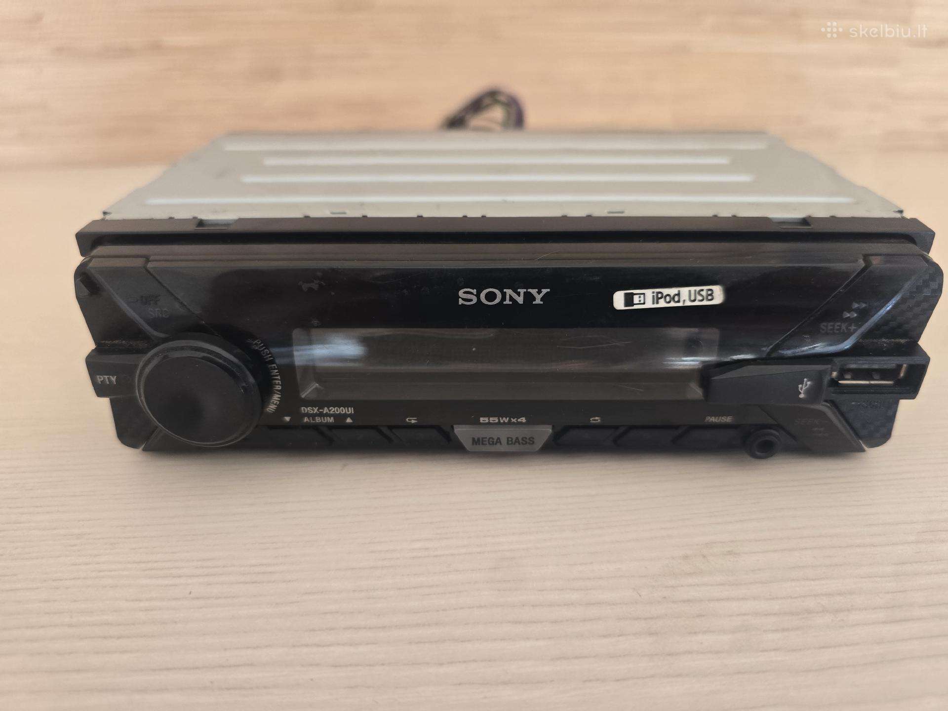 Sony automobilio grotuvas