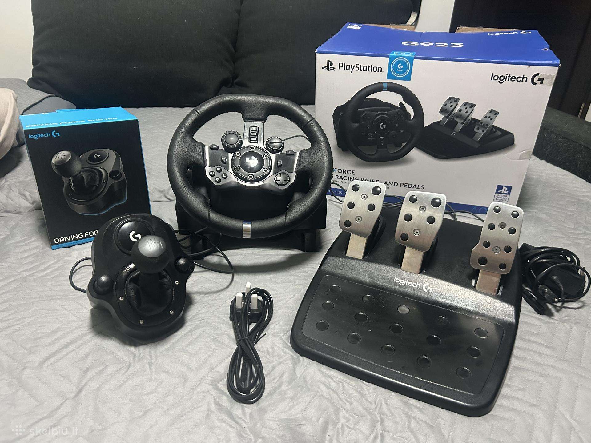 Logitech G923 Se vairas + pedalai + pavaros
