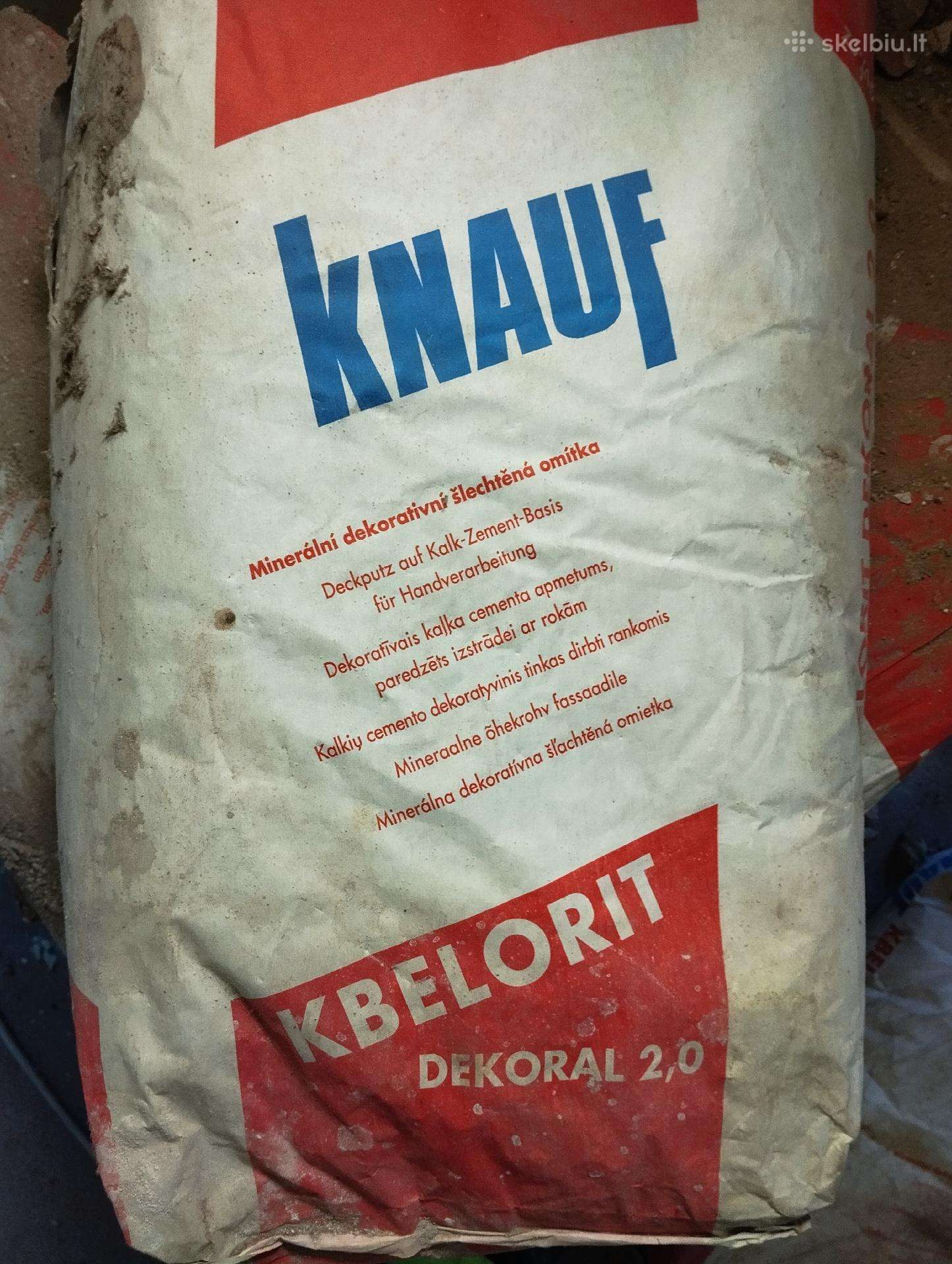 Dekoratyvinis tinkas 2.0 struktūra