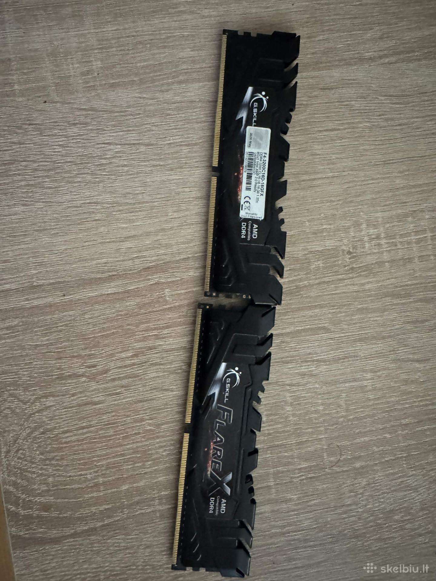 Parduodu G.skill Flare X 3200 Cl 16 RAM 2x8gb