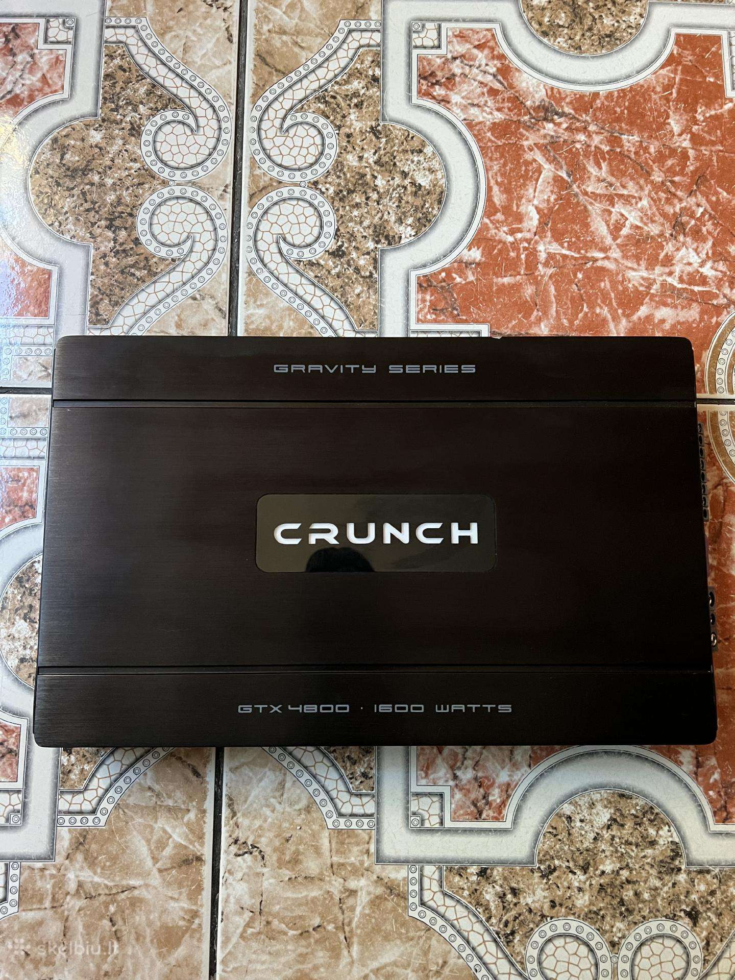 Automobilinis stiprintuvas crunch 4 kanalai