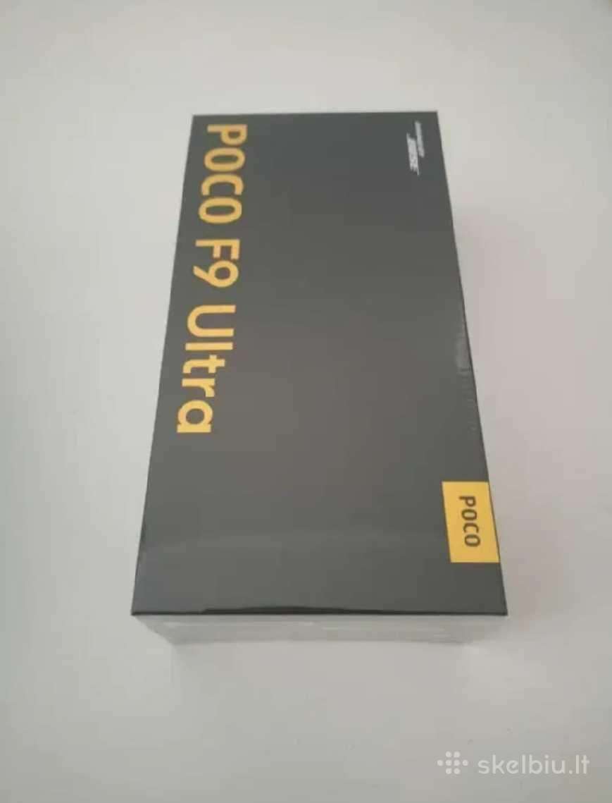 Poco f9 ultra juodas 12/256gb