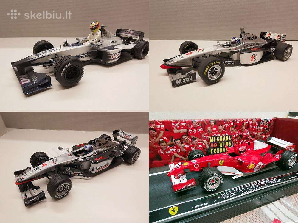 1:18 Formulės 1 (F1) Modeliai