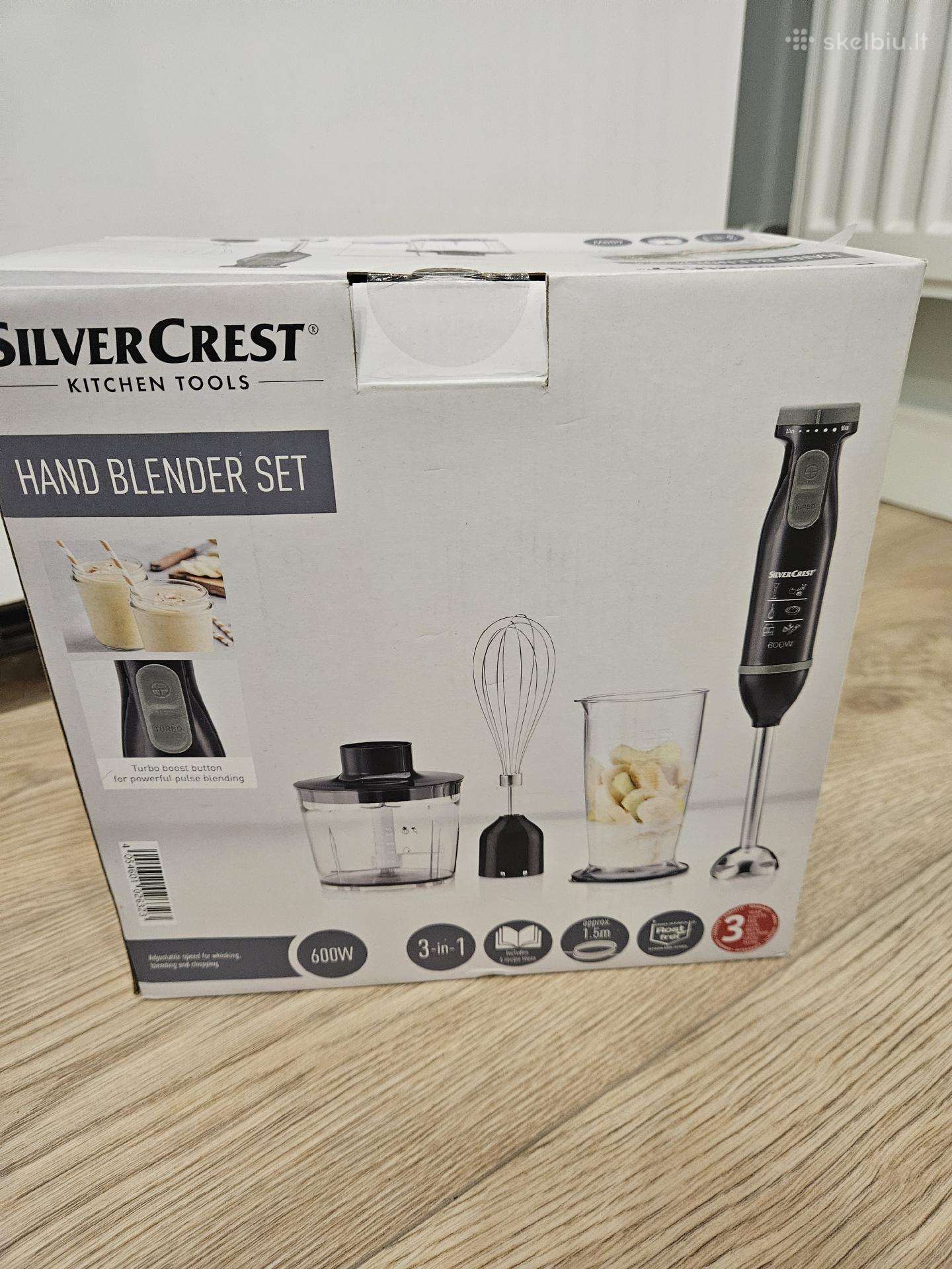 Rankinis trintuvas Silvercrest su smulkintuvu