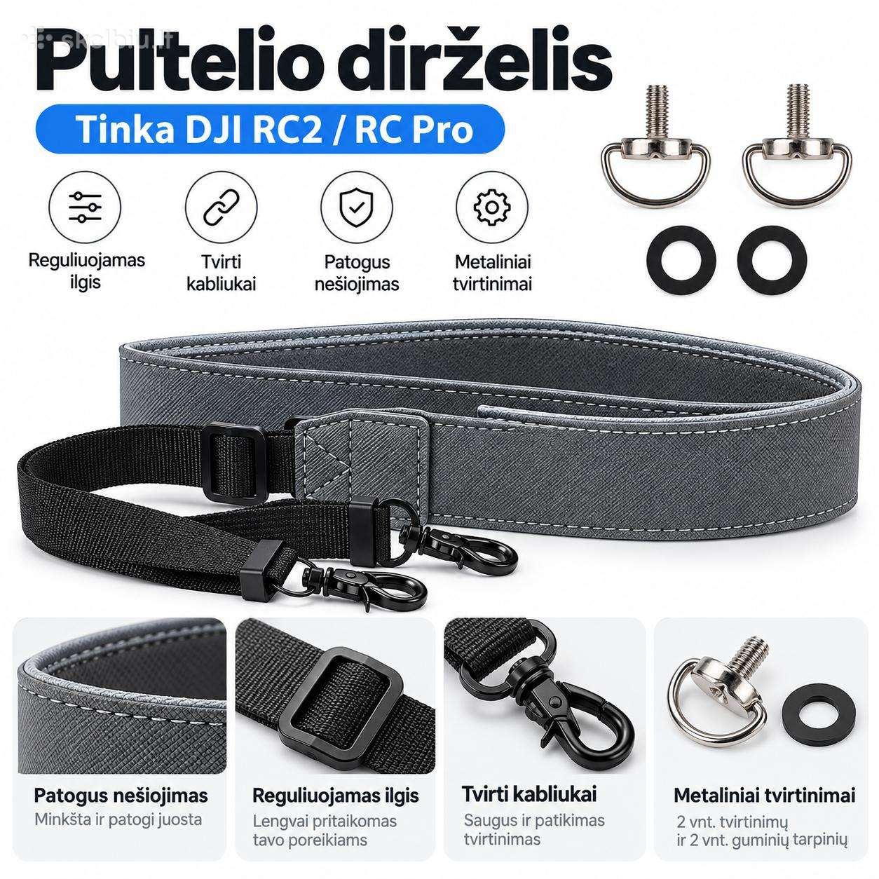 Honbobo Dji RC 2 / RC Pro pultelio dirželis – New