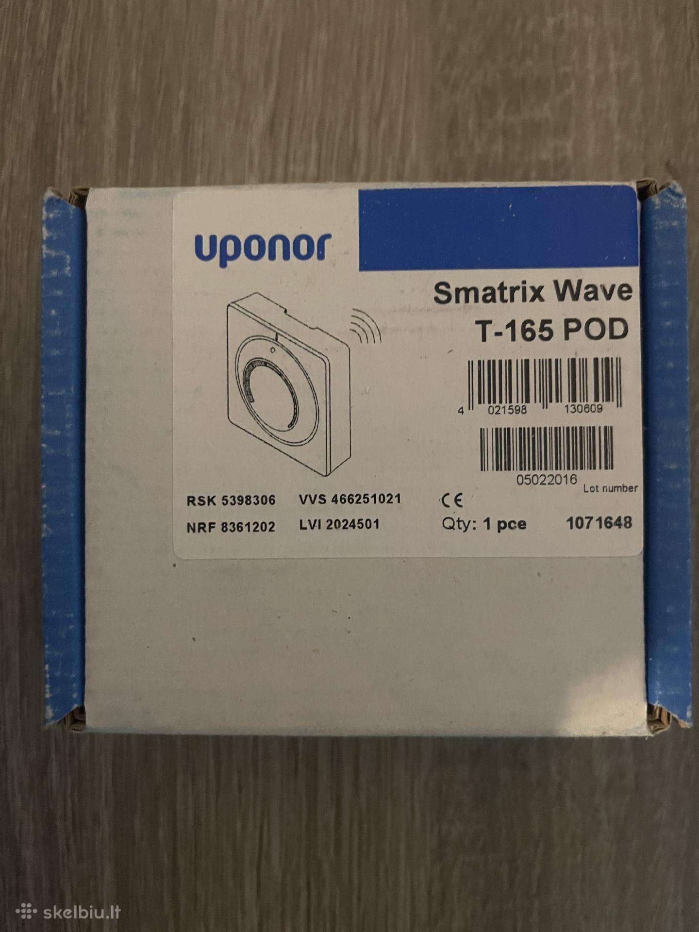 Uponor Smatrix Wave T-165 belaidžiai termostatai