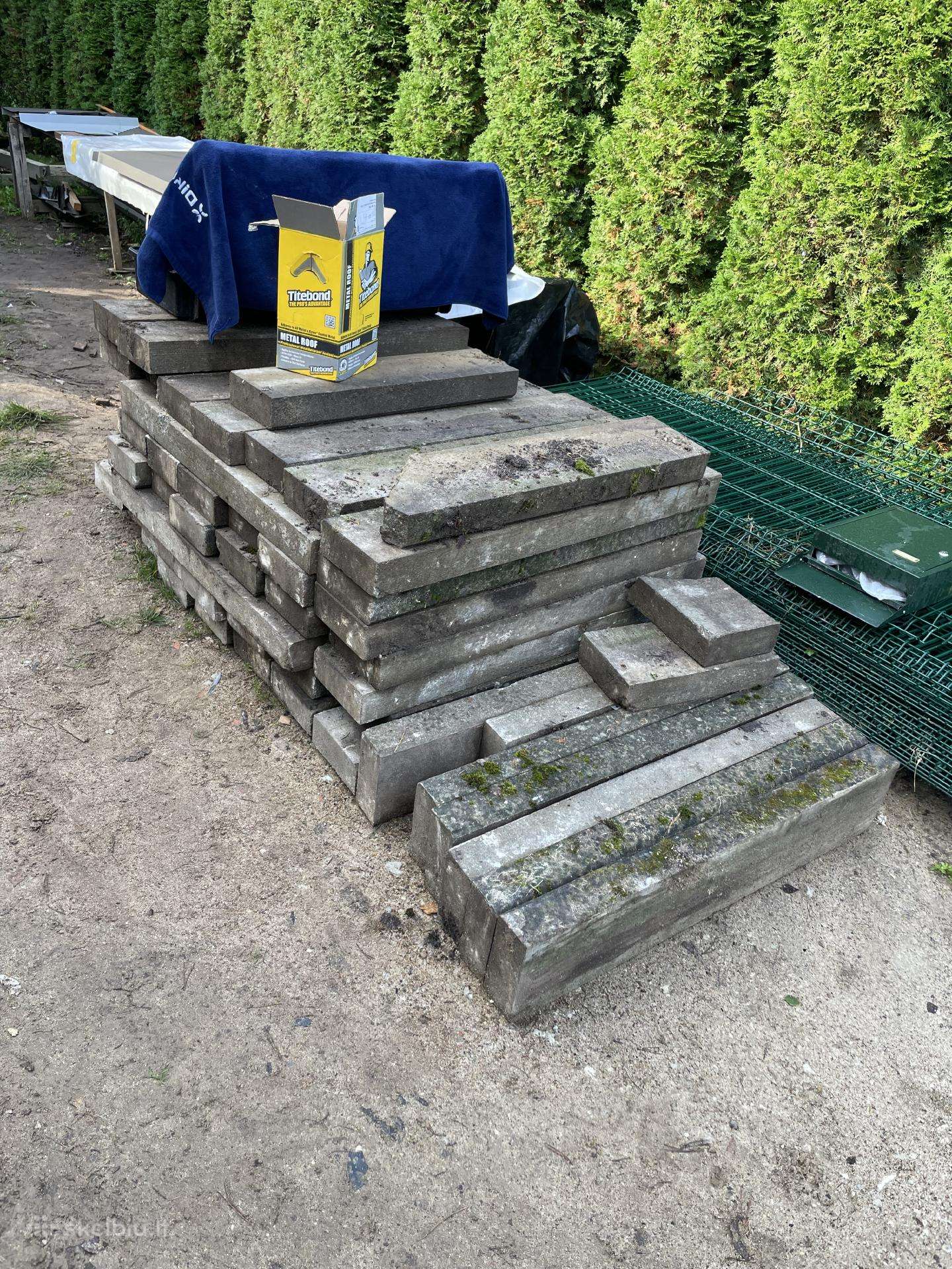 Vejos bortas 8x20, 1000 mm x 80 mm x 200 mm