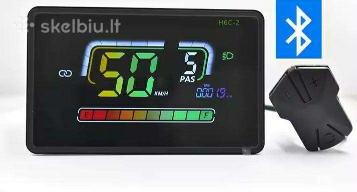 El. dviračio / ebike / LCD ekranas Uart2 6pin