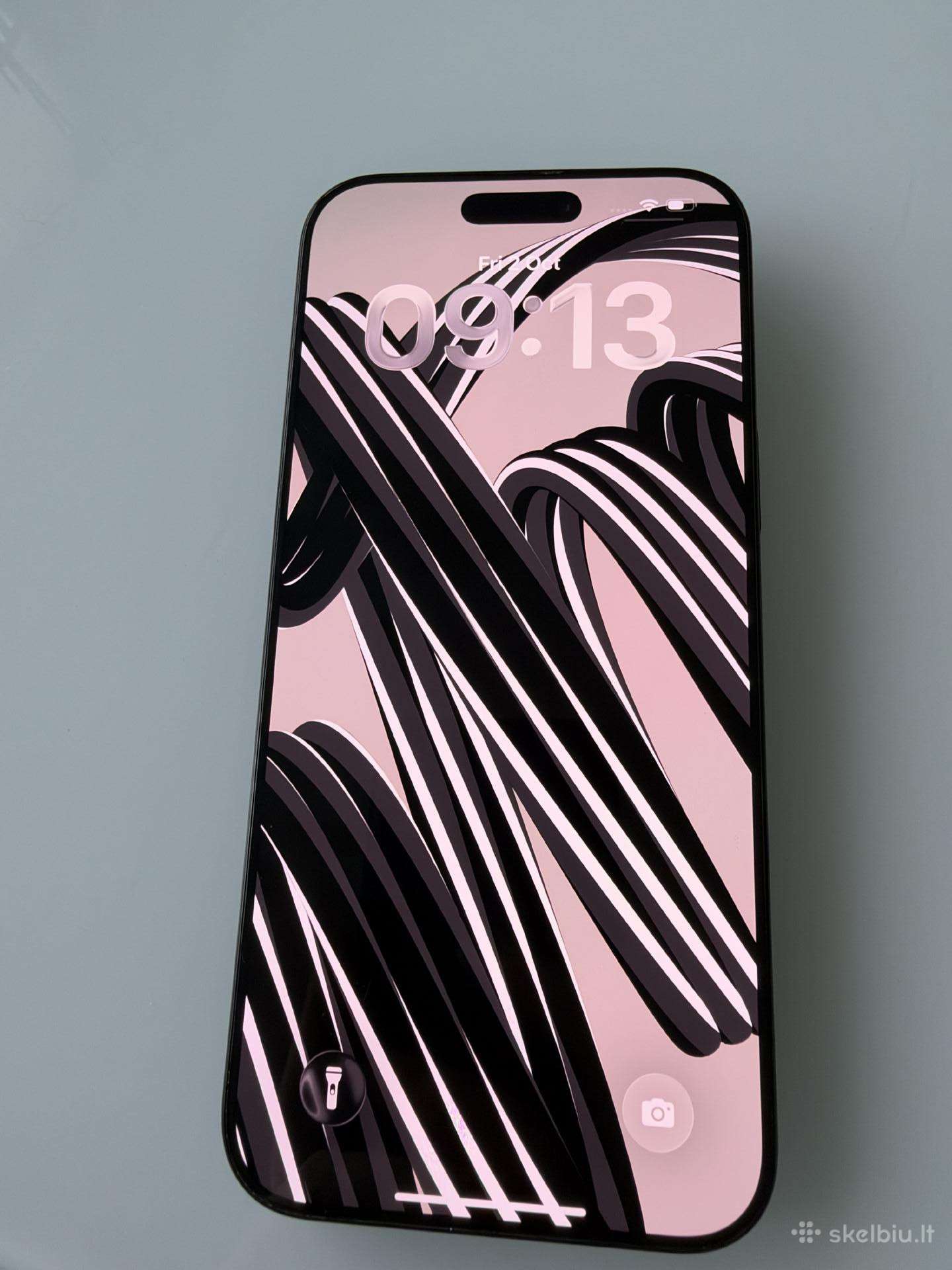 iPhone 16 pro max, black titanium, 256gb