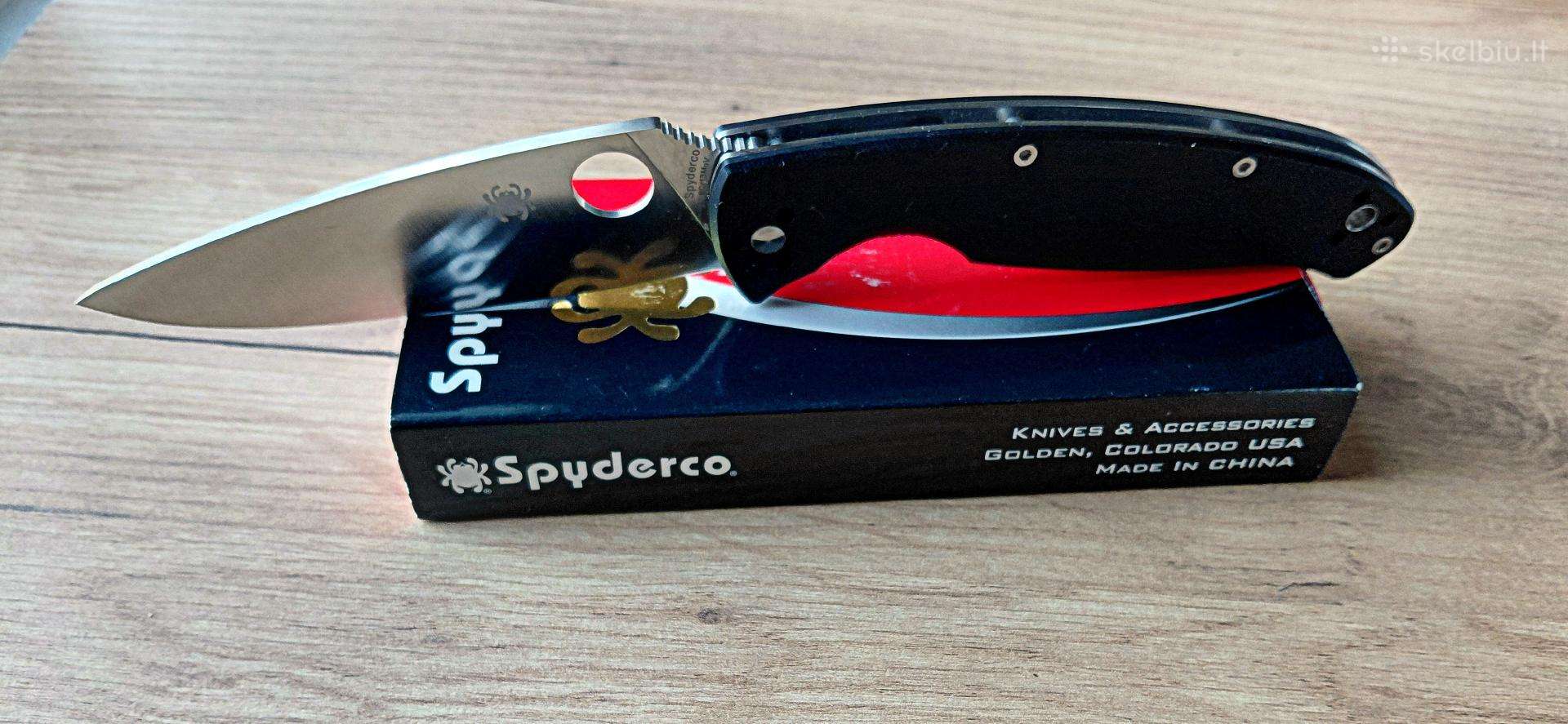 Peilis Spyderco Resilience G-10 Plainedge (C142gp)