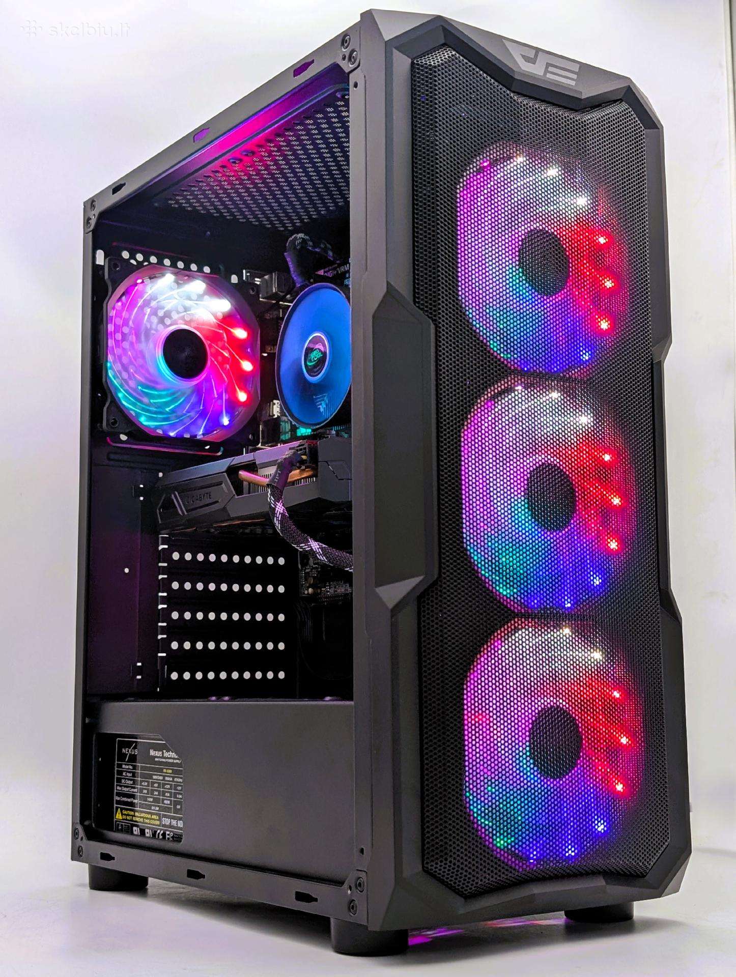 I5-4670k/16gb/gtx 1050 Ti 4gb/SSD+HDD Žaidimams