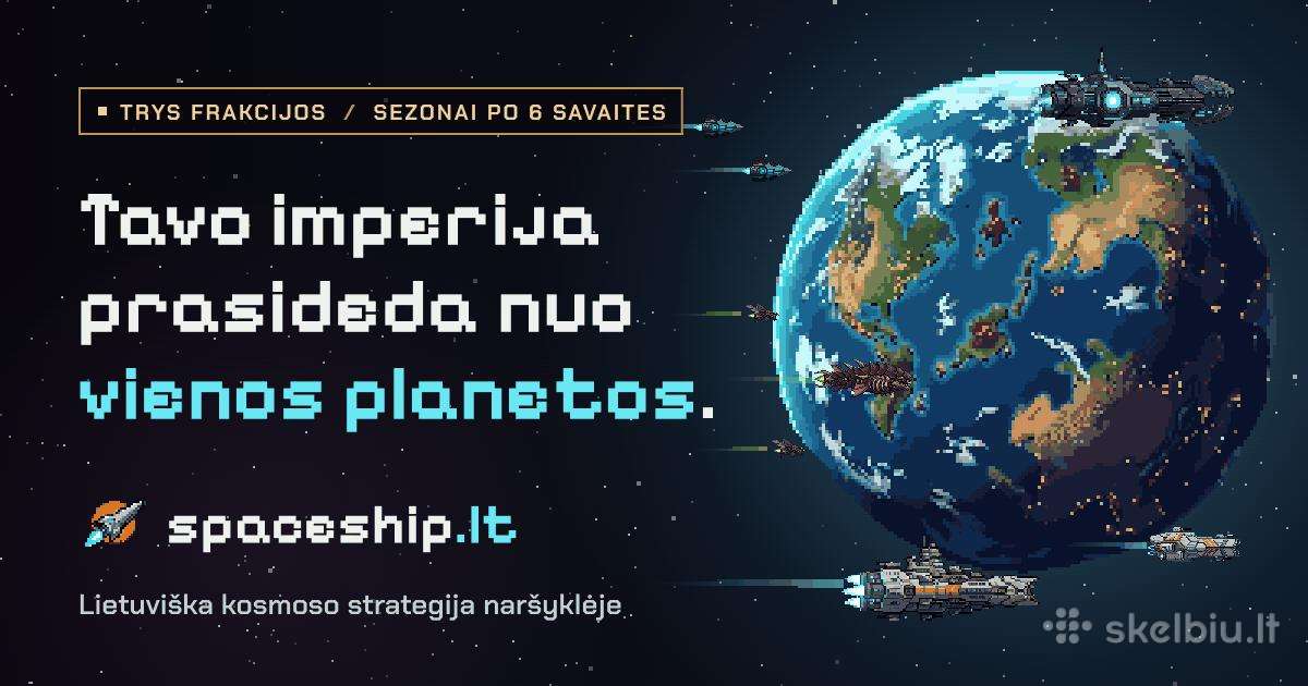 Nemokamas kosmoso strategijos žaidimas naršyklėje