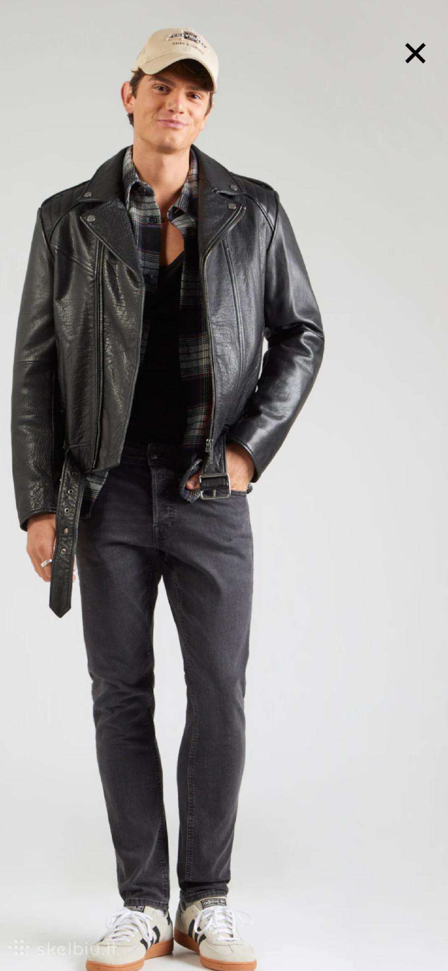 Nauji neispakuoti Jack&jones juodi dzinsai W38/34
