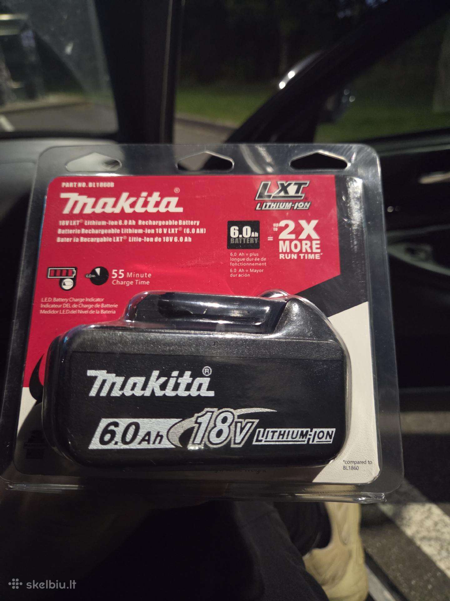 Makita akumuliatoriai 6ah